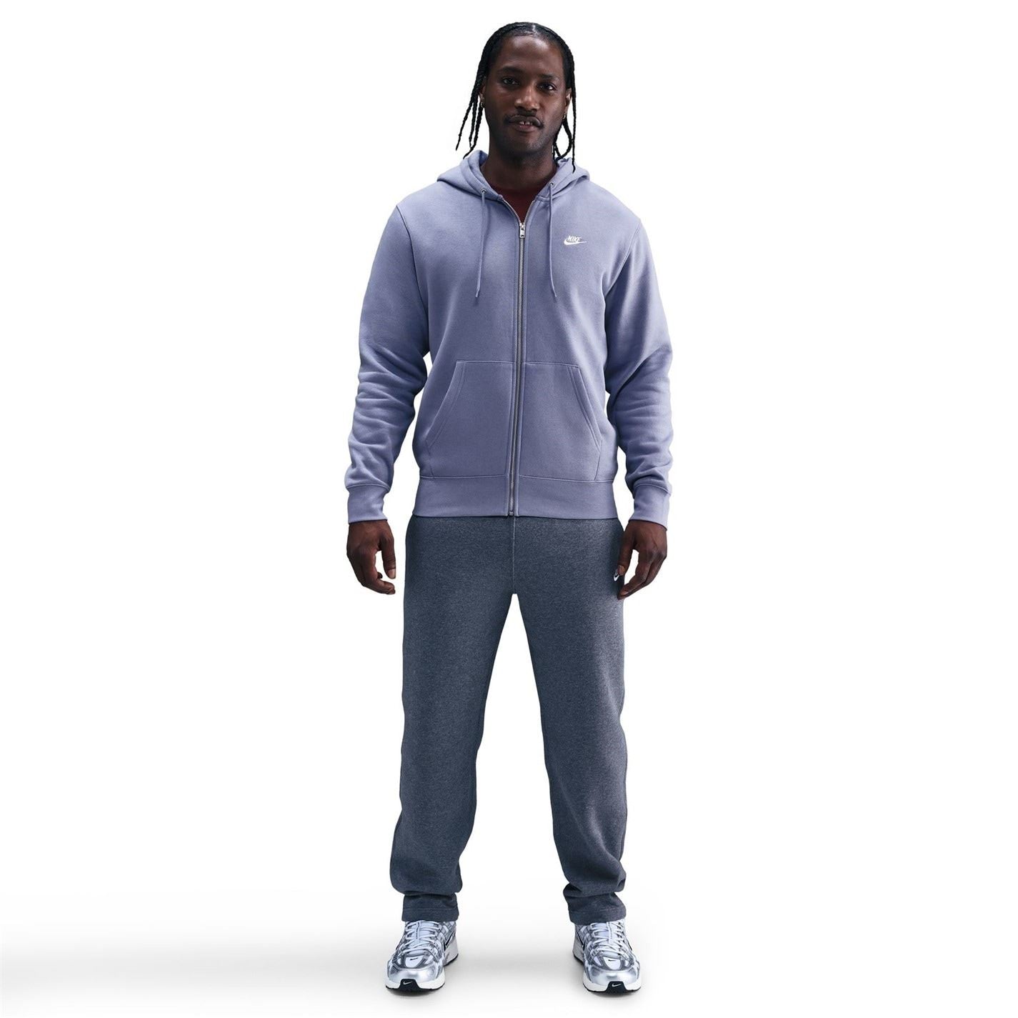 Nike Mens Sportswear Club Fleece Full Zip Hoodie