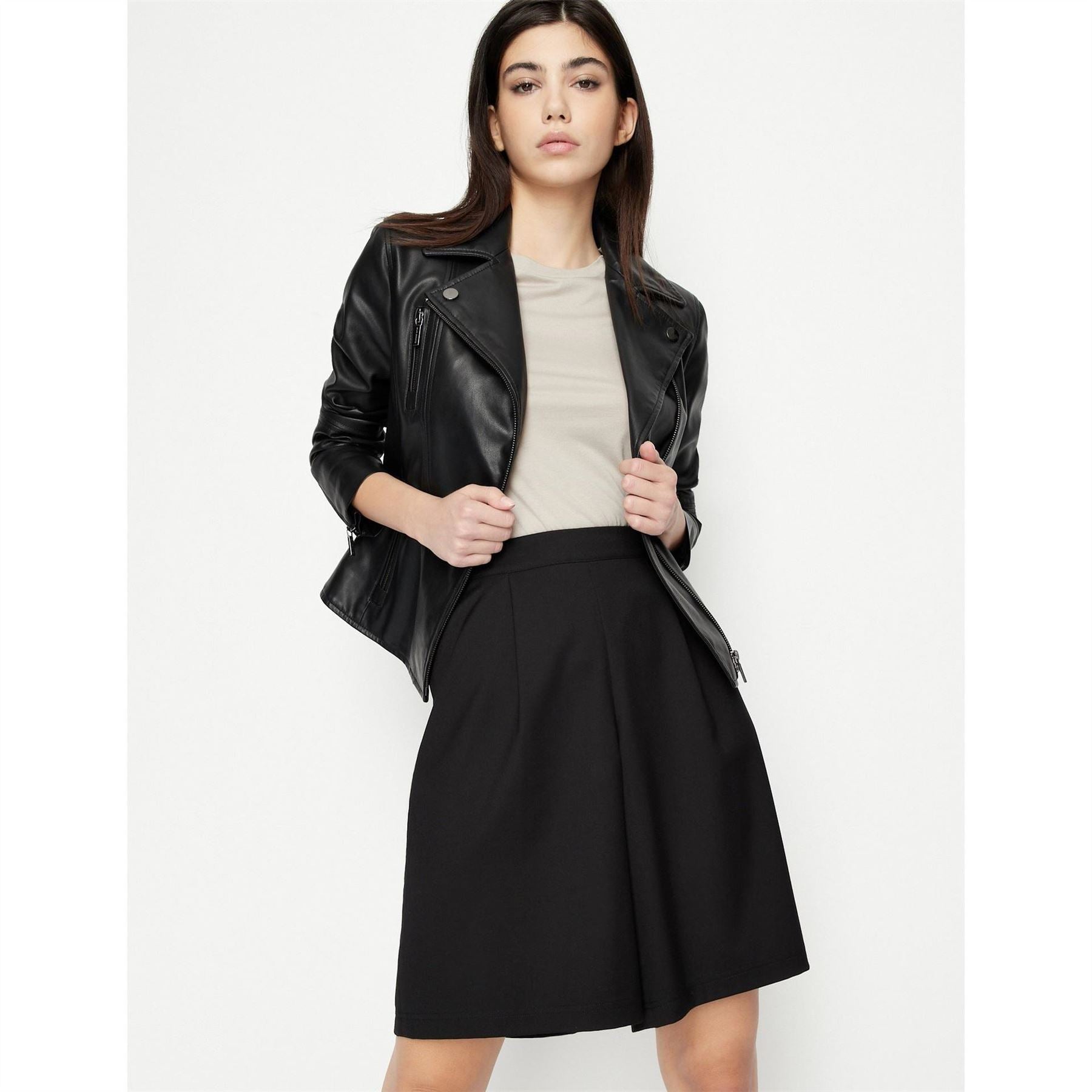 Armani Exchange Leather Jacket