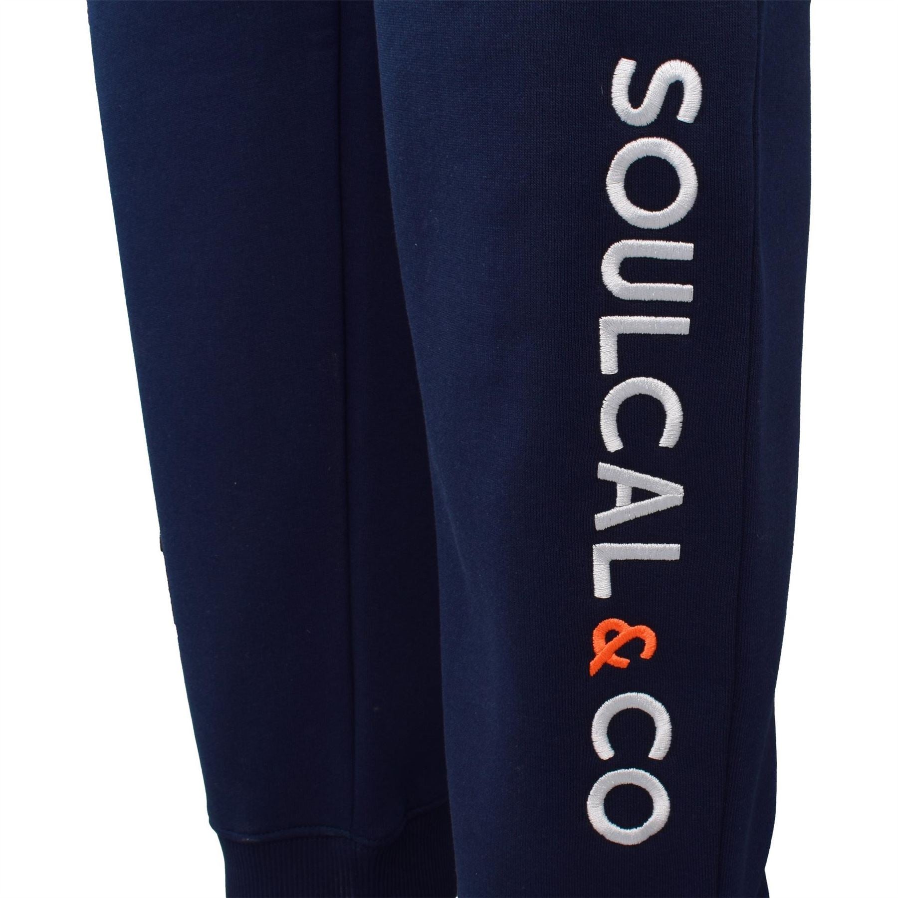 SoulCal Logo Straight Leg Ribbed Cuff Joggers