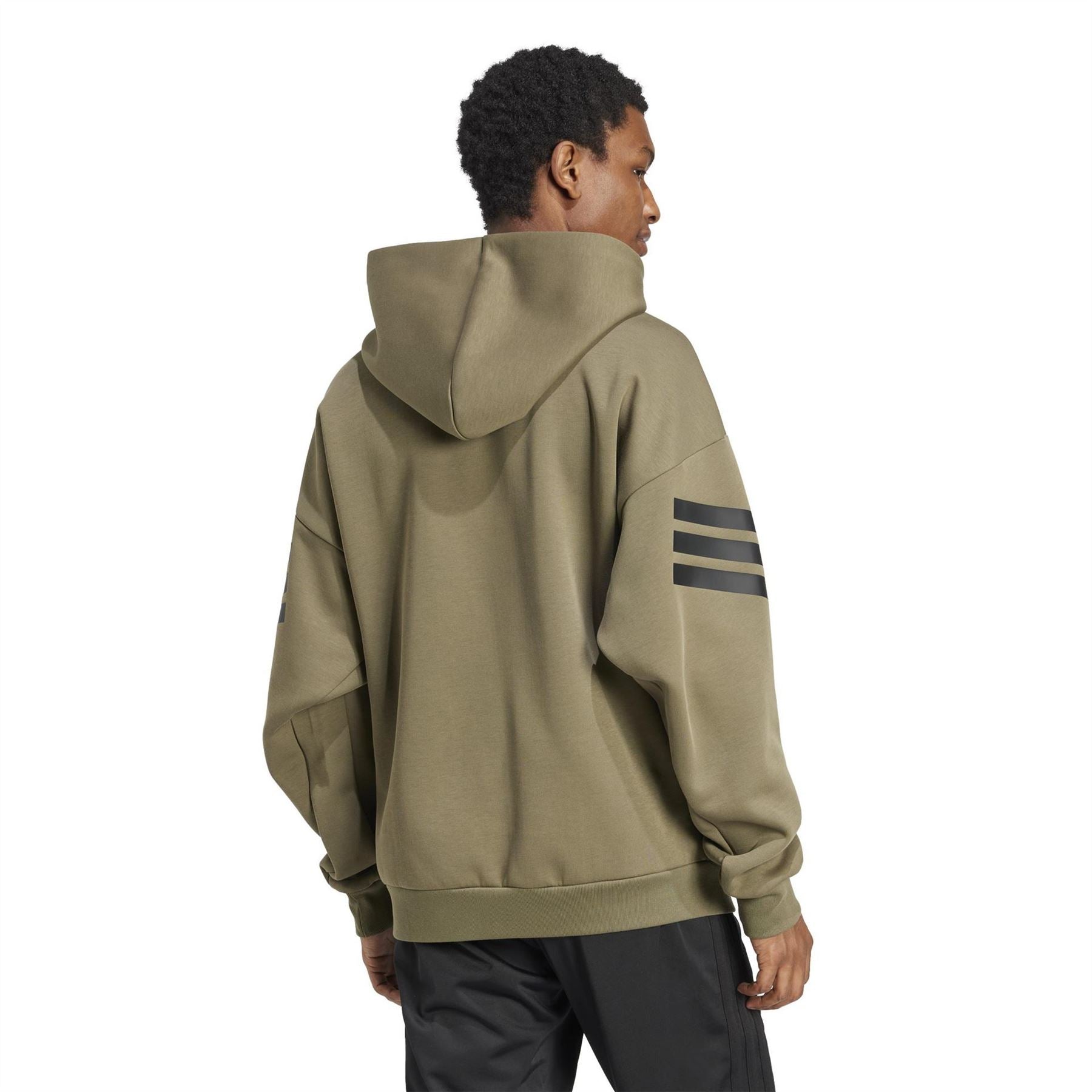 adidas Mens Future Icons 3 Stripes Hoodie