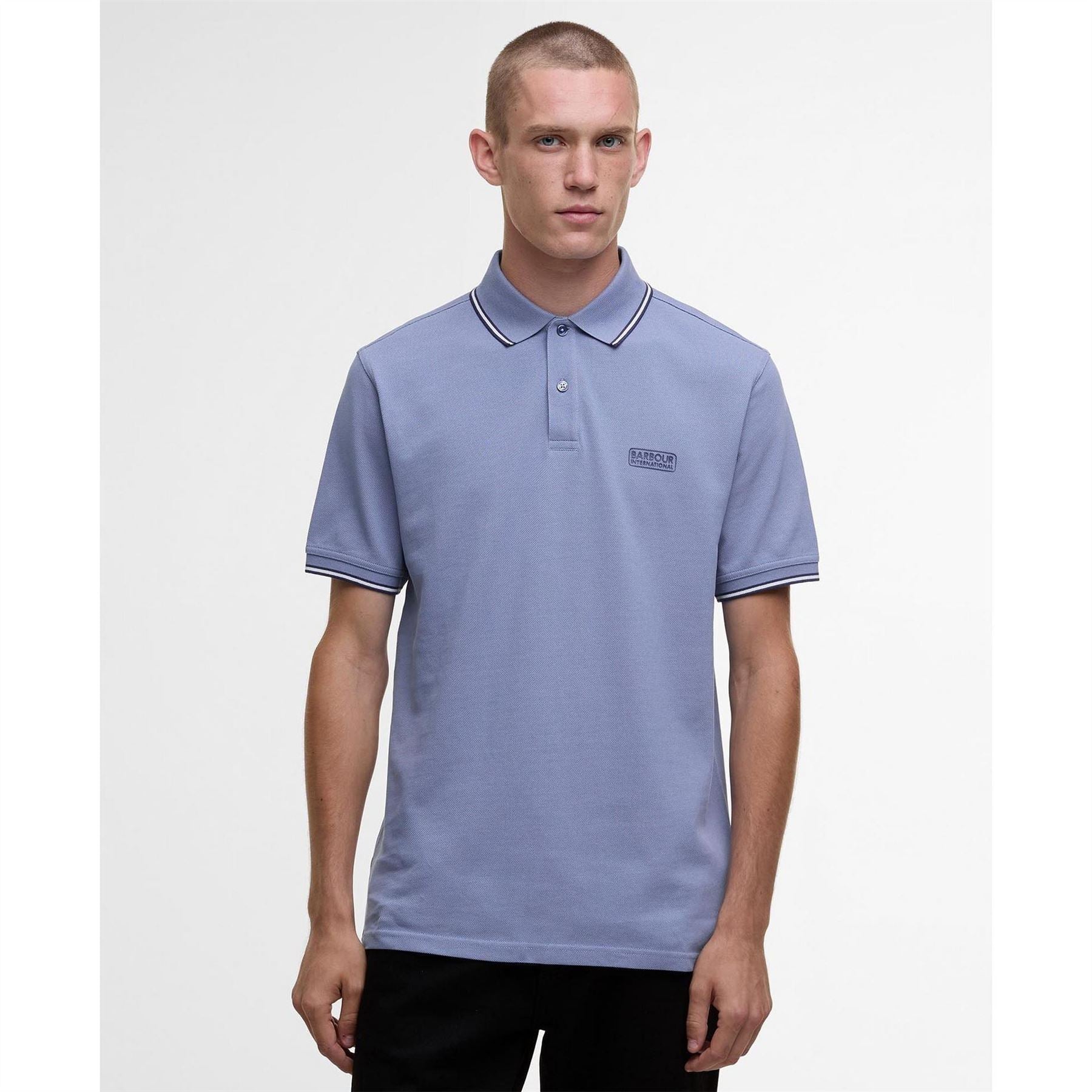 Barbour International Tipped Short Sleeve Polo Shirt