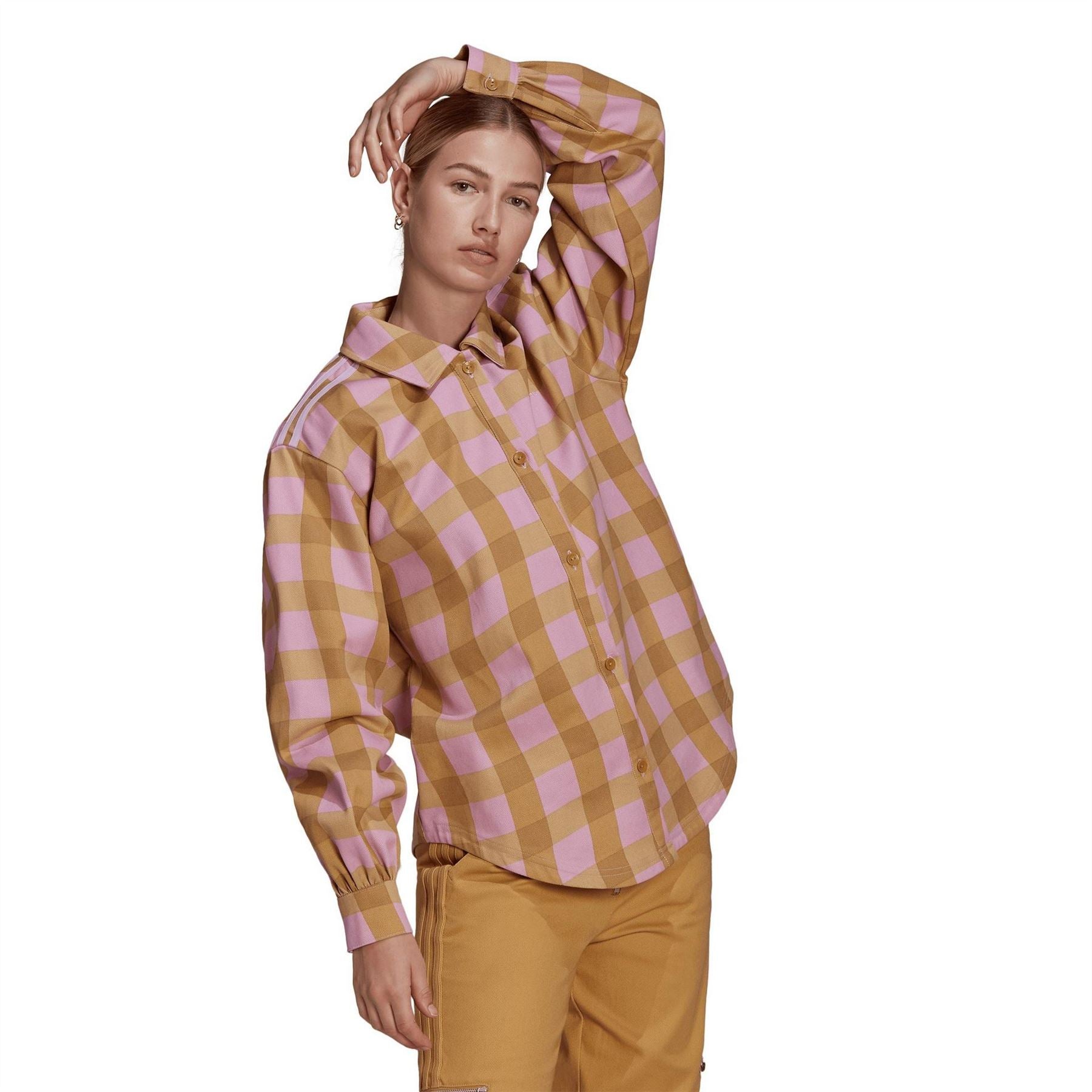 adidas Originals Twill Long Sleeve Relaxed Fit Shirt