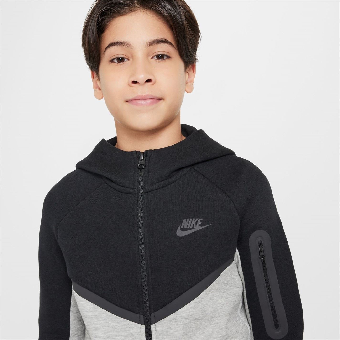 Nike Sportswear Tech Fleece Big Kids  Full Zip Hoodie