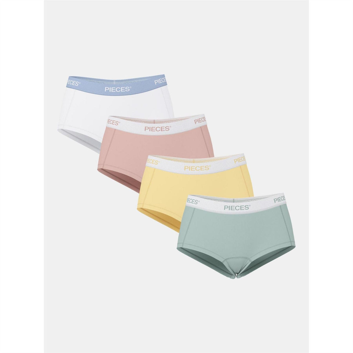 Pieces 4 Pack Plain Design Boy Short