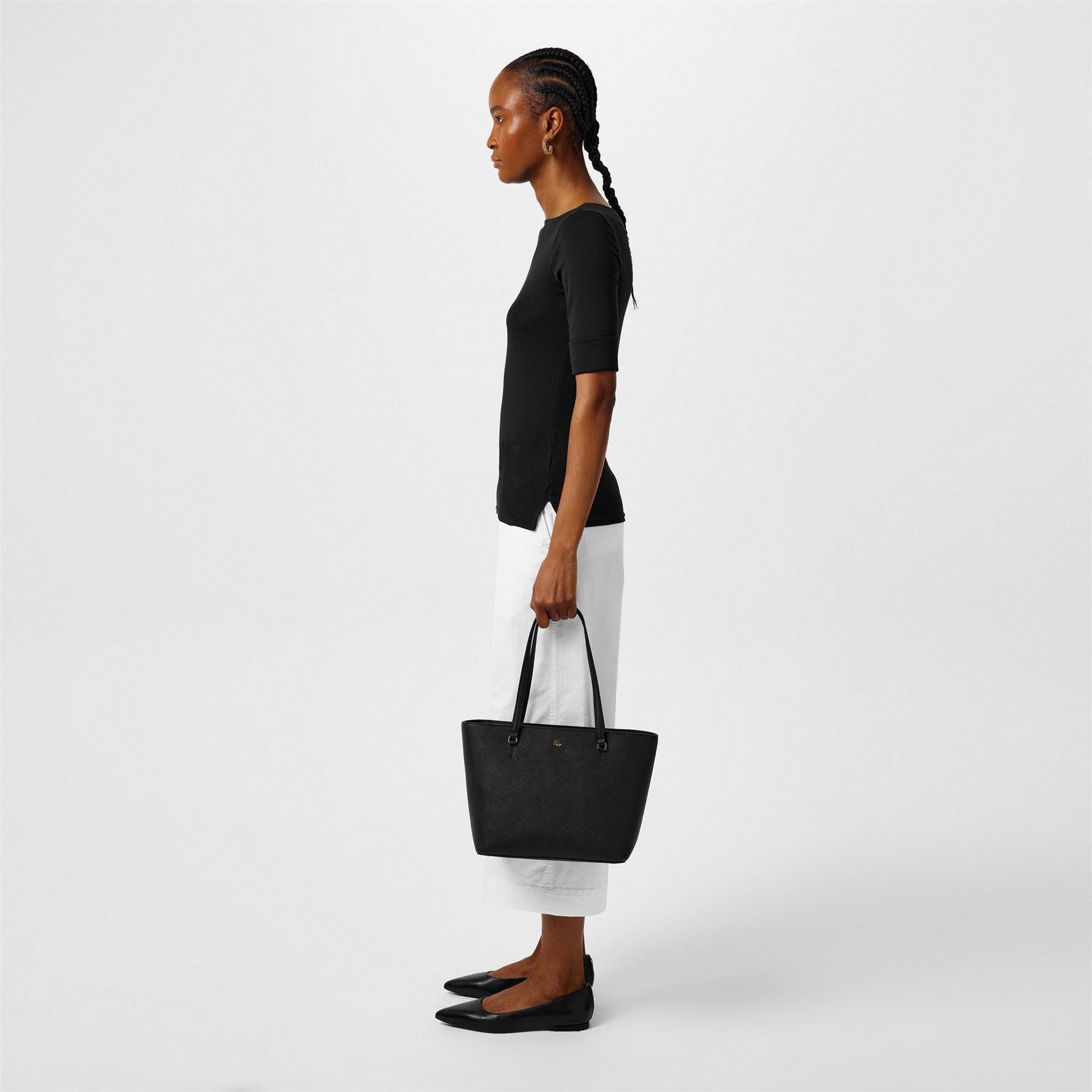 Lauren by Ralph Lauren Pointed Ballet Pumps