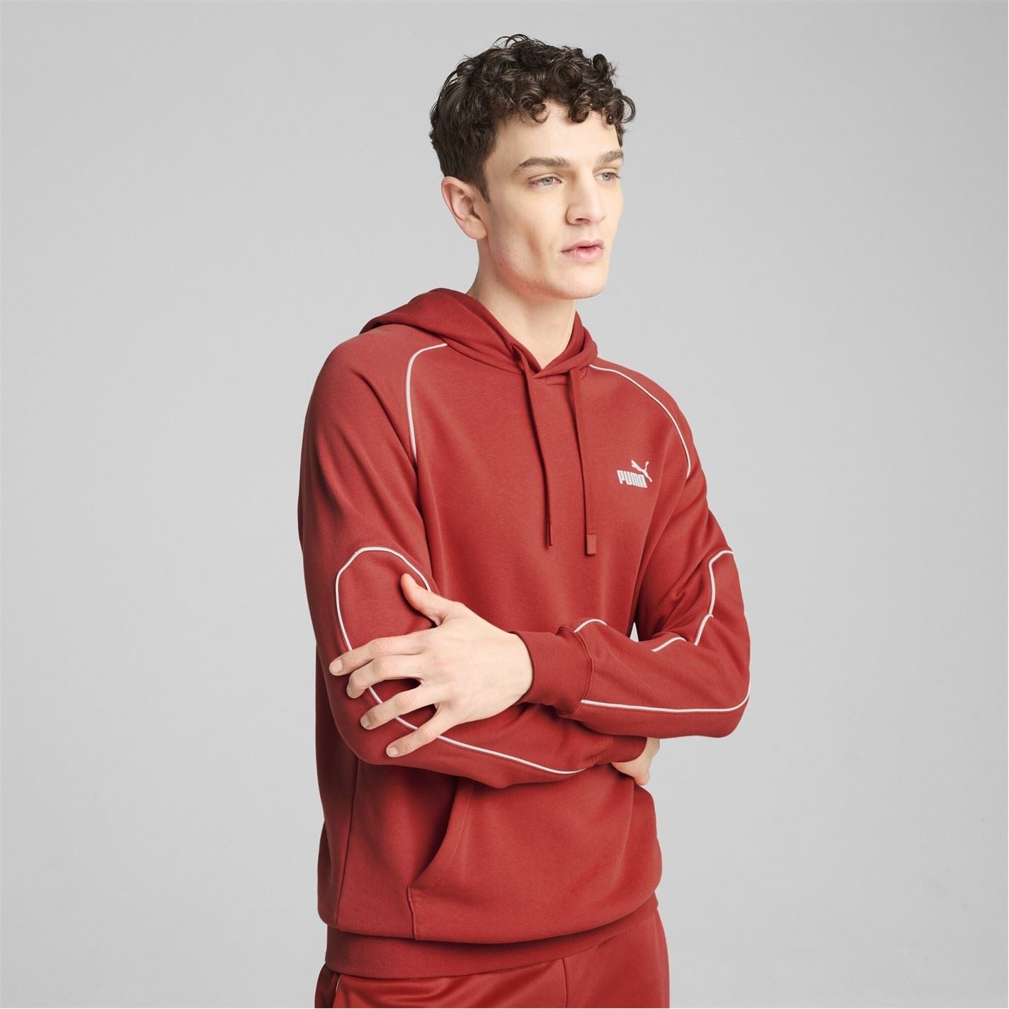 Puma Hooded Regular Fit Long Sleeve Sweatshirt