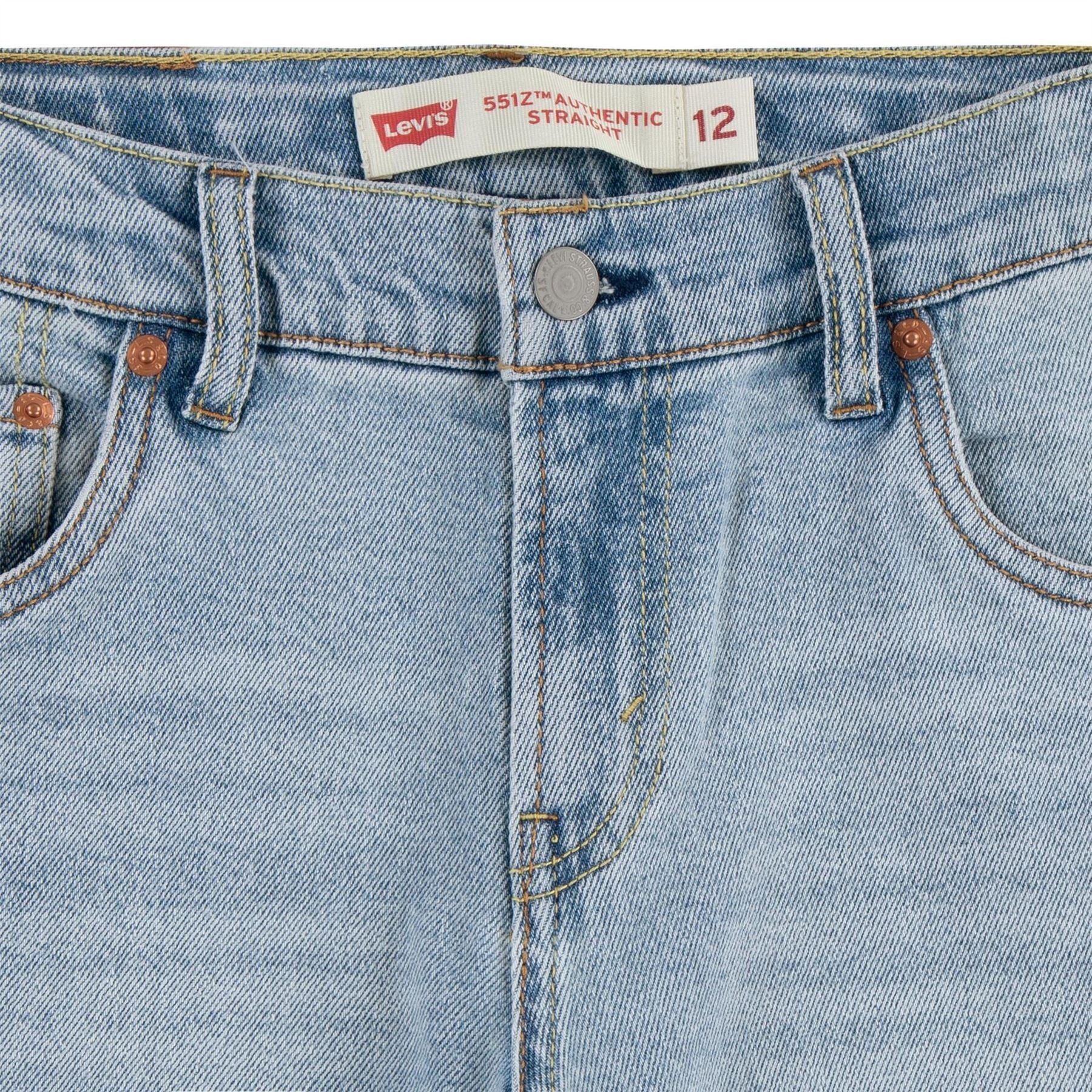 Levis Five Pocket Straight Leg Jeans