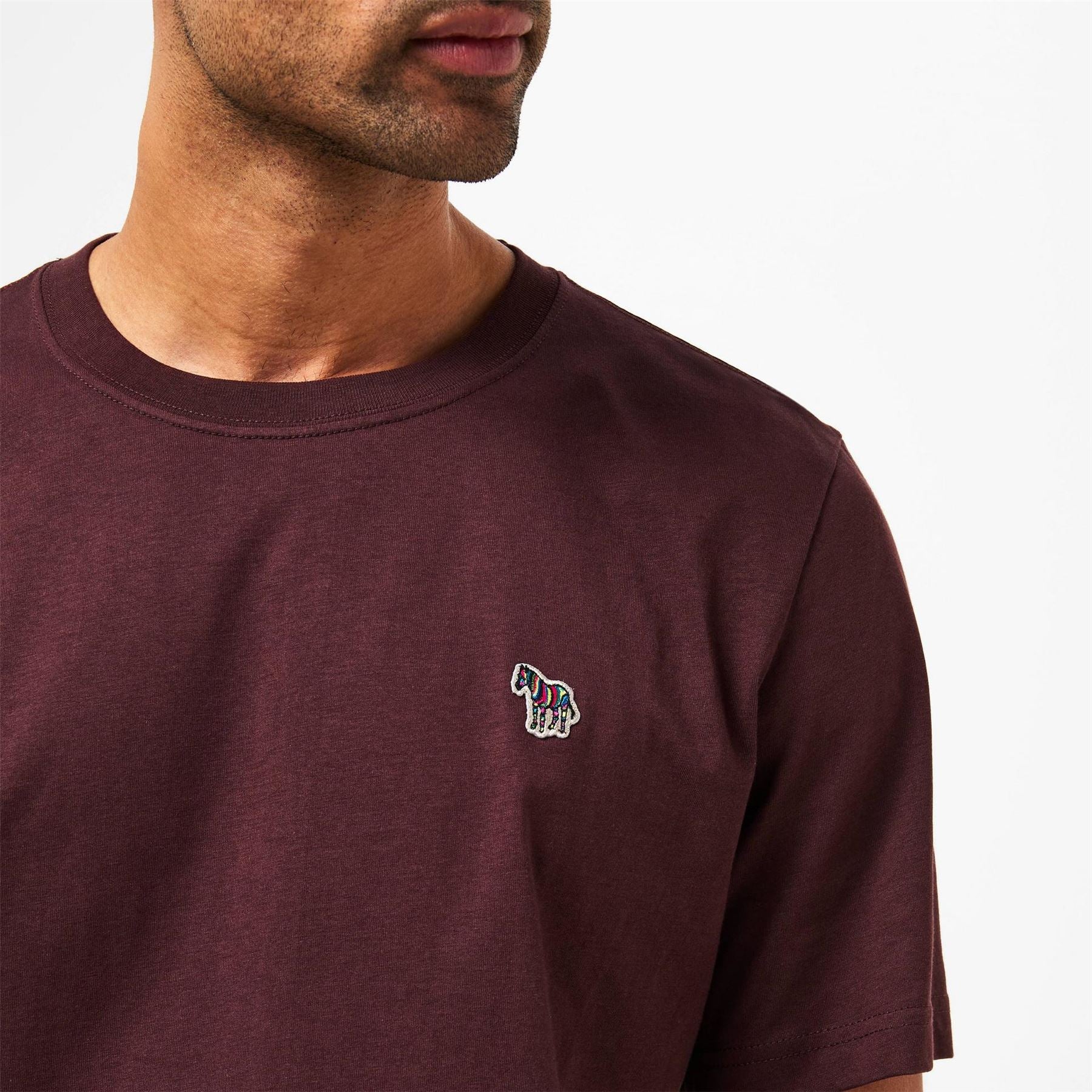 PS Paul Smith Regular Fit Zebra Crew Neck T-Shirt