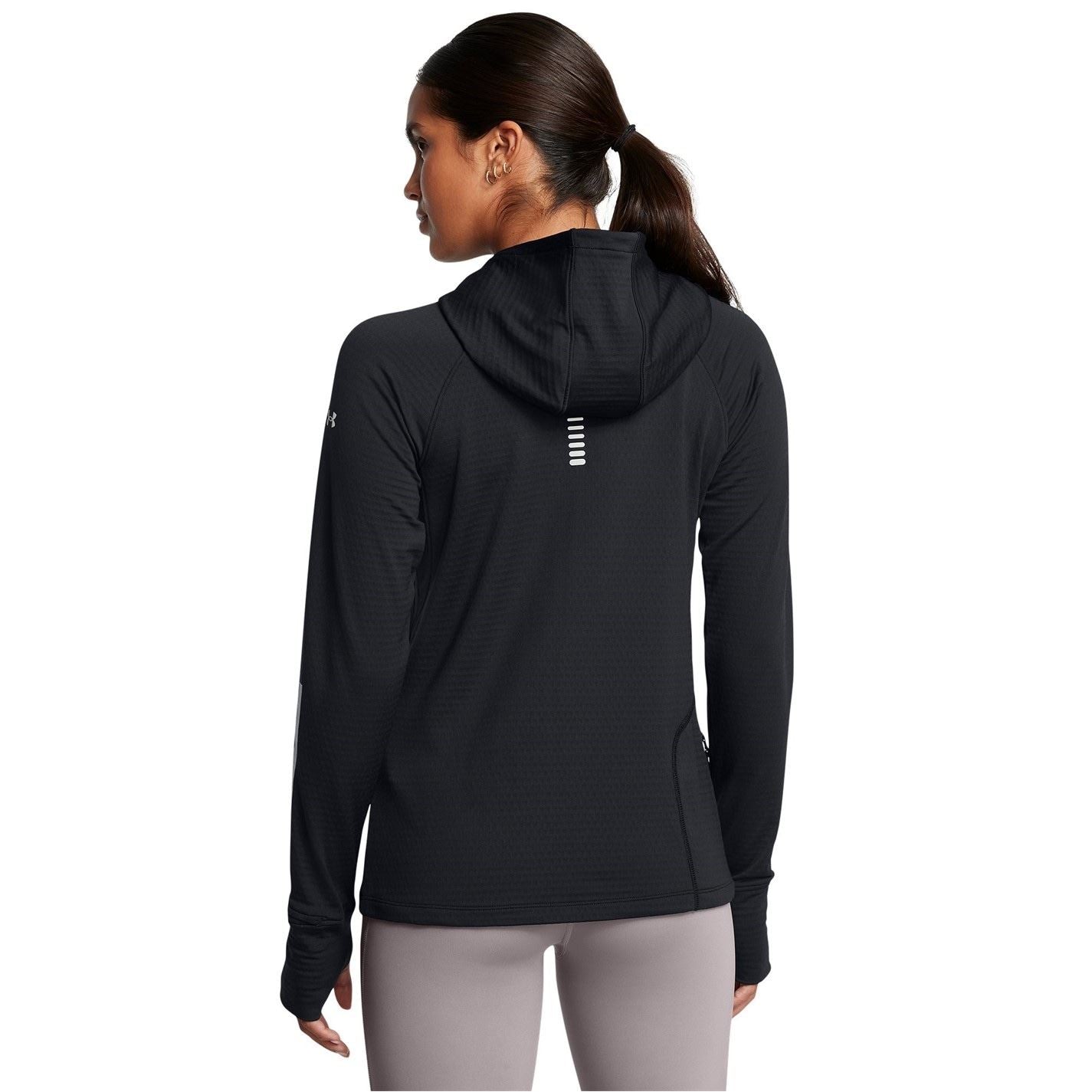 Under Armour Reflective Ribbon Raglan Sleeve Hoodie Sweatshirt