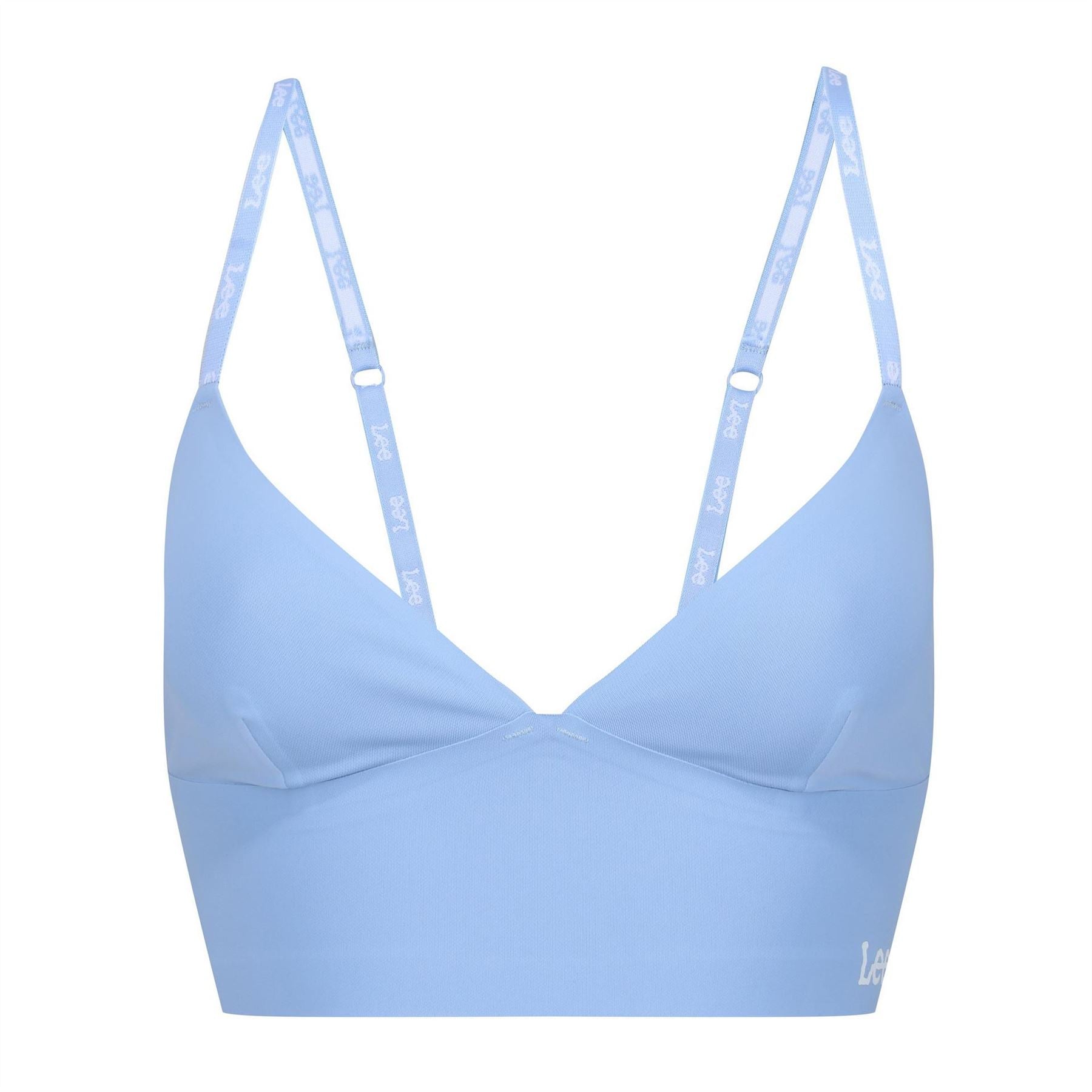 Lee Logo Embellishment V-Neck Bra