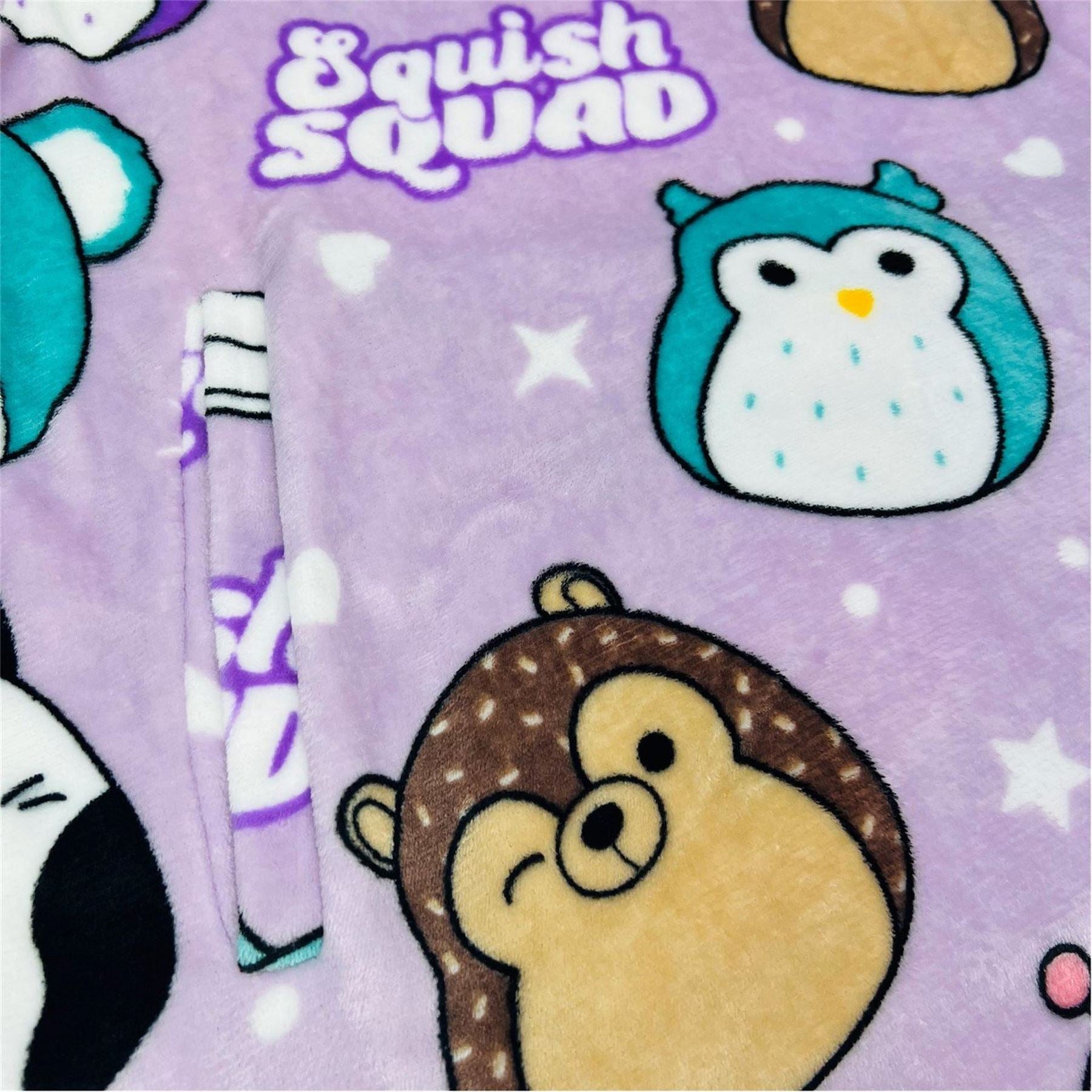 Squishmallows Kids Fleece Fluffy Dressing Gown