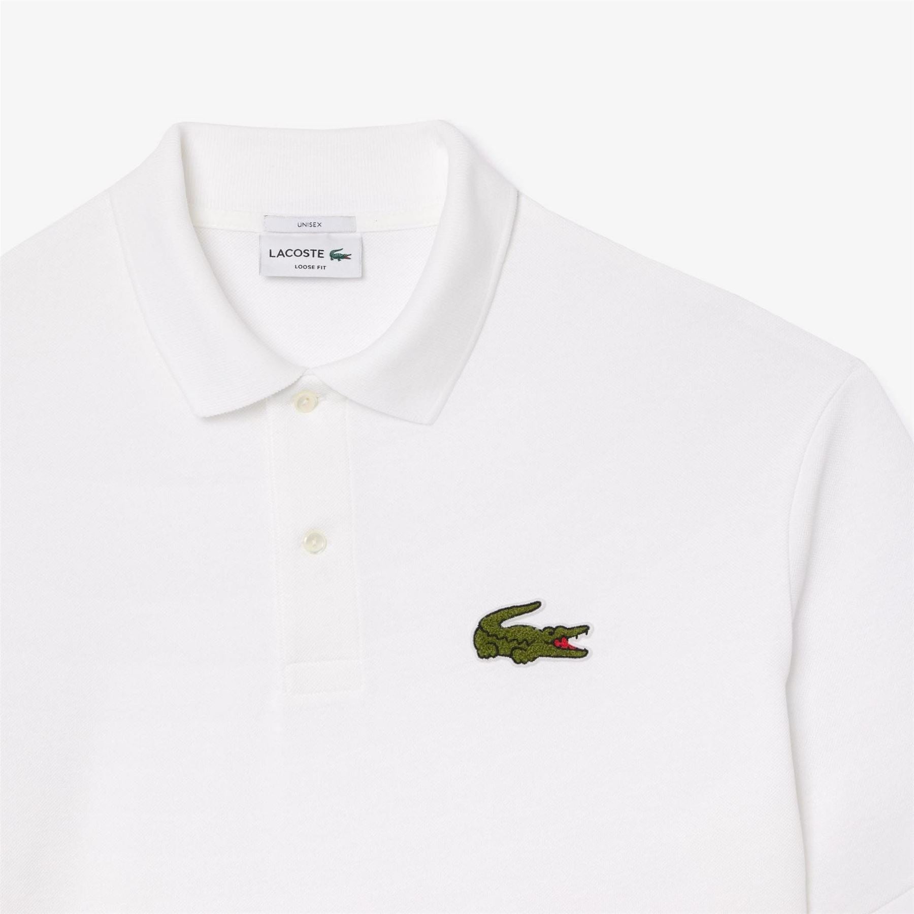 Lacoste Loose Fit L.12.12 Piqué Badge Polo Shirt