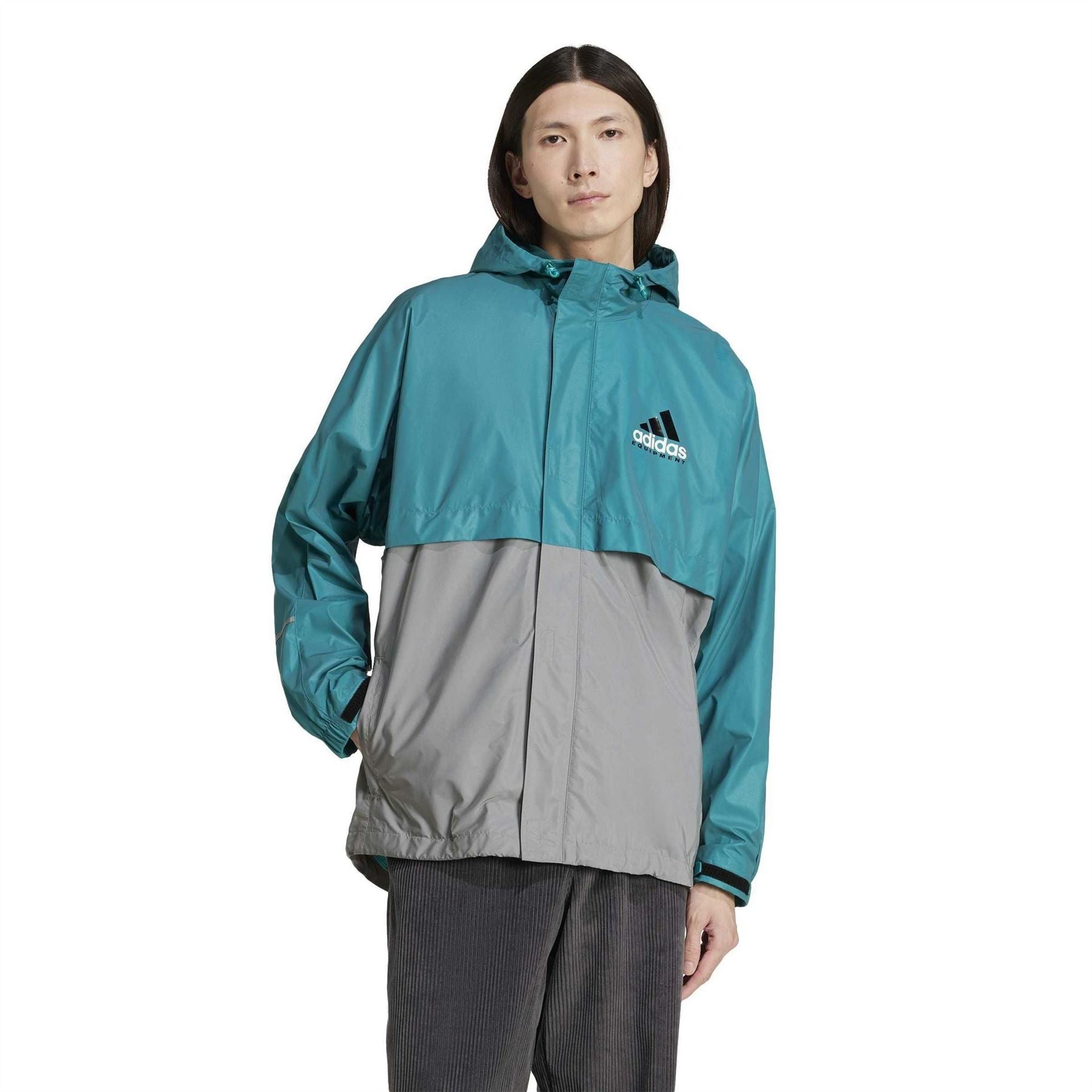adidas EQT Drawstring Bold Logo Rain Coat Jacket