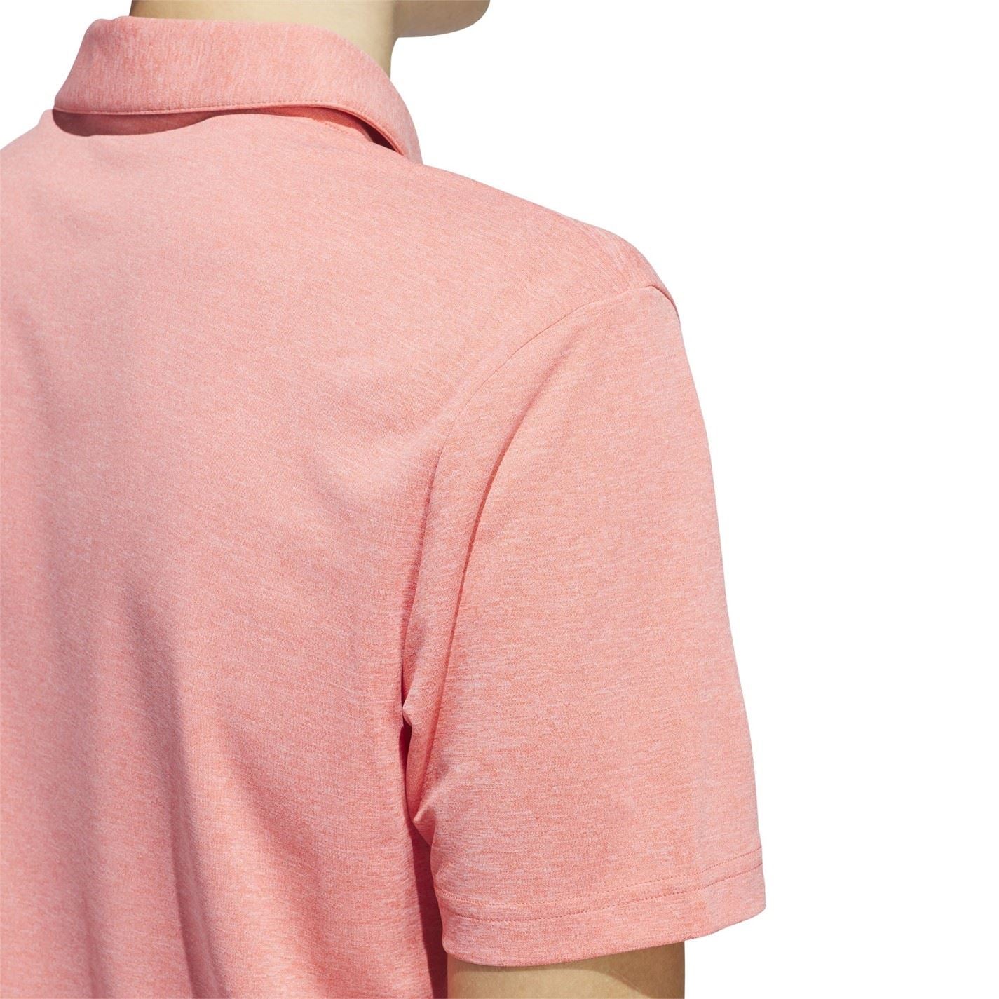 adidas Mens Heather Polo Shirt