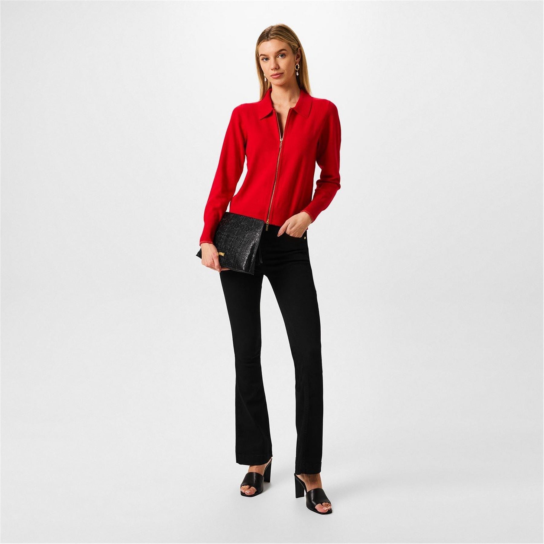 Biba Zip Up Cardigan