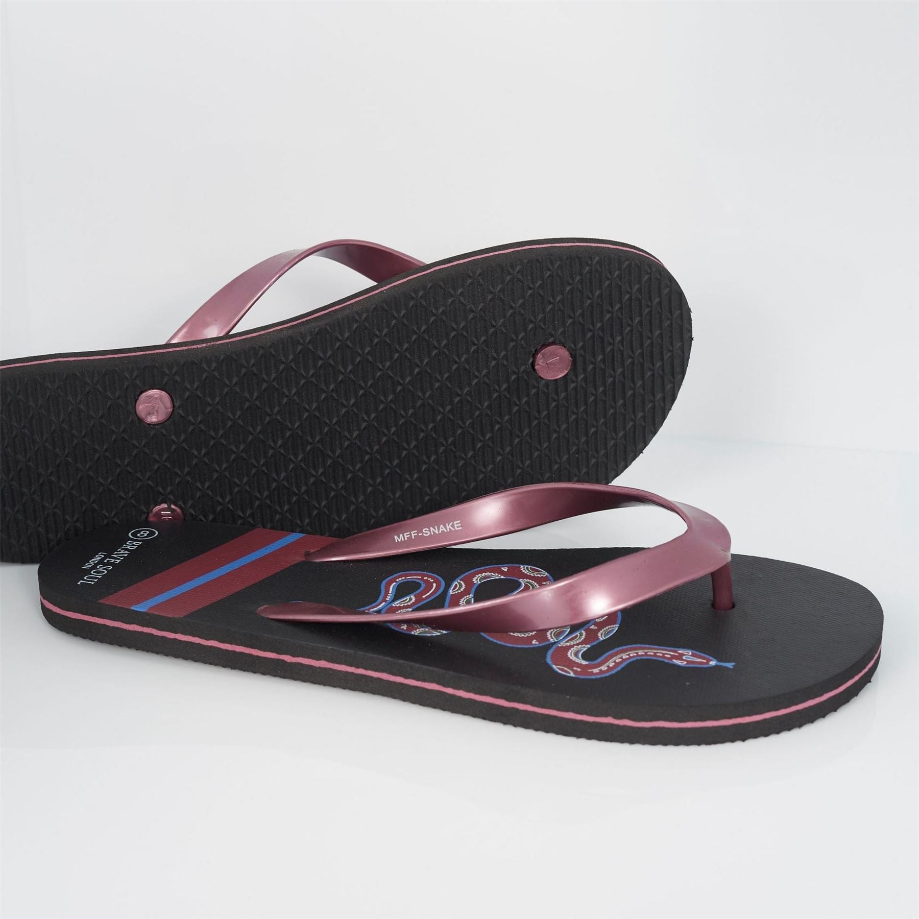 Brave Soul Mens Classic Flip Flop