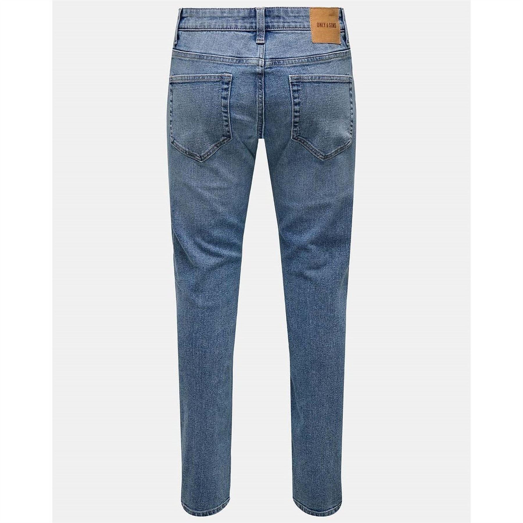 Only and Sons Solid Patterned Slim Cut Pants