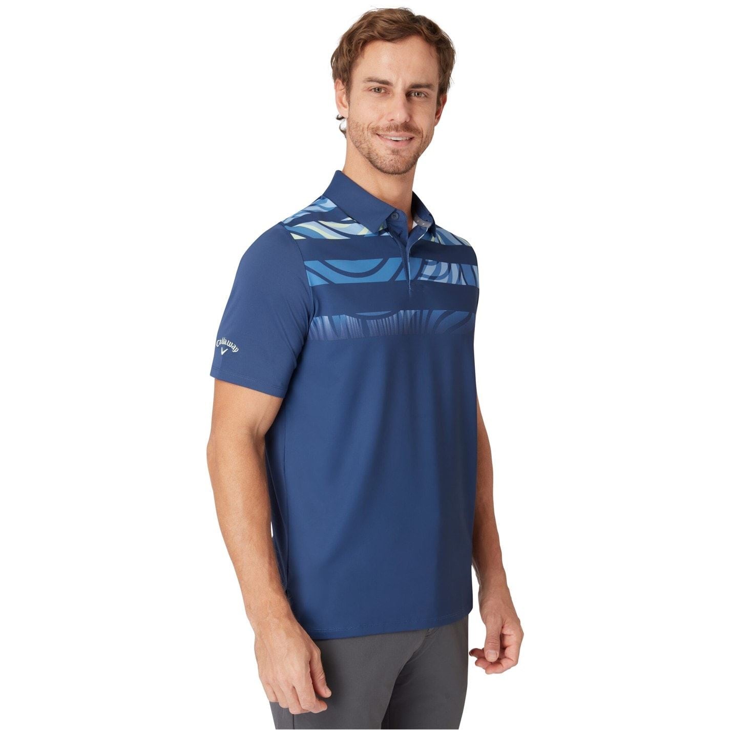 Callaway Emea Collared Neck Short Sleeve Polo Shirt