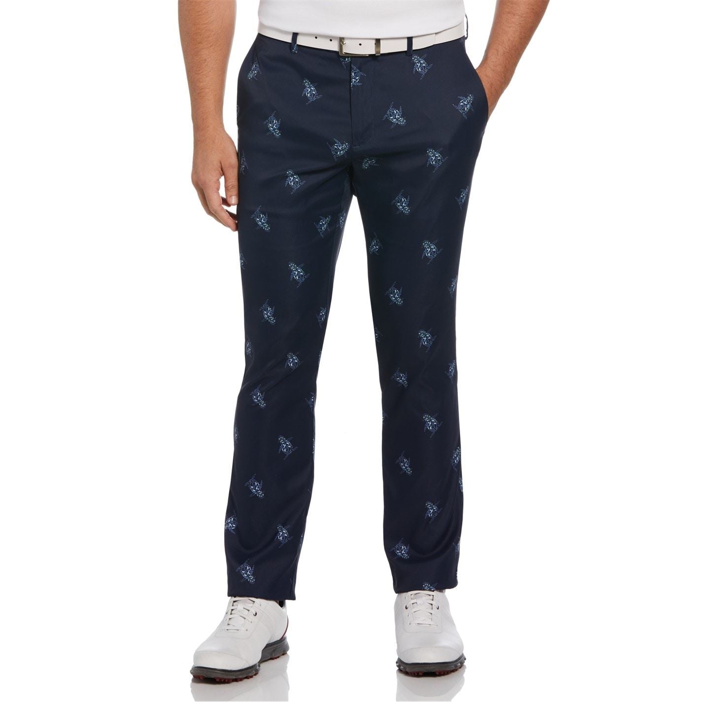 Original Penguin Golf Over 60s Floral Straight Leg Trousers