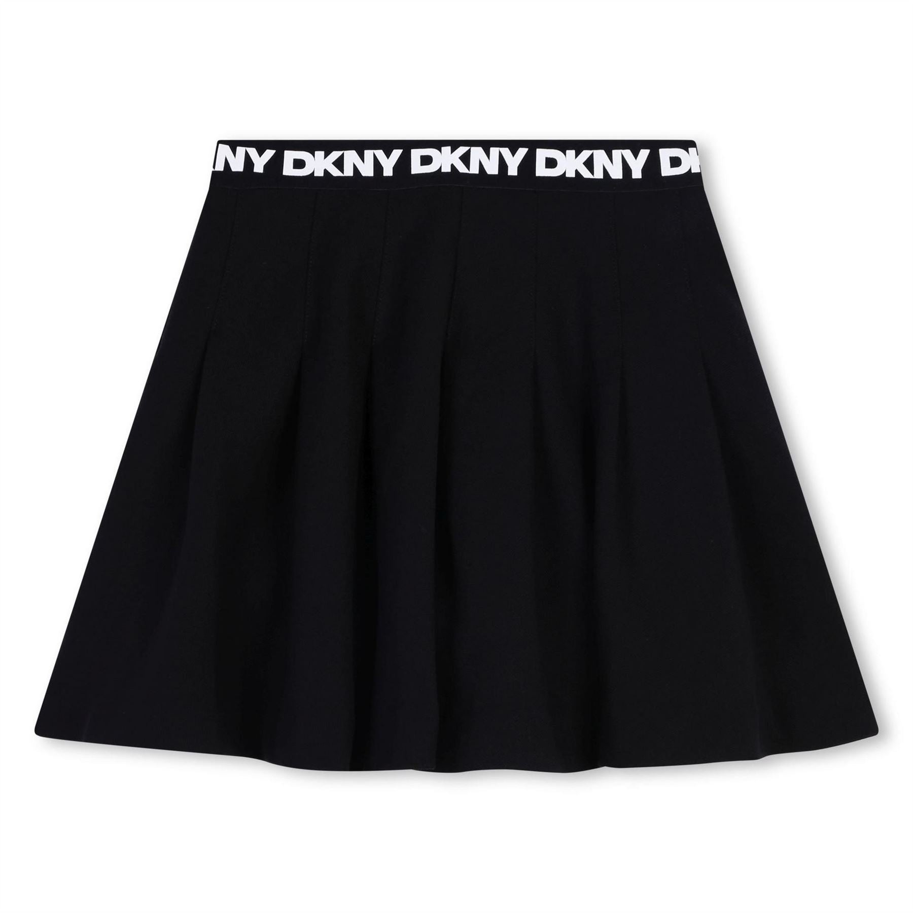 DKNY Logo Skater Mini Skirt