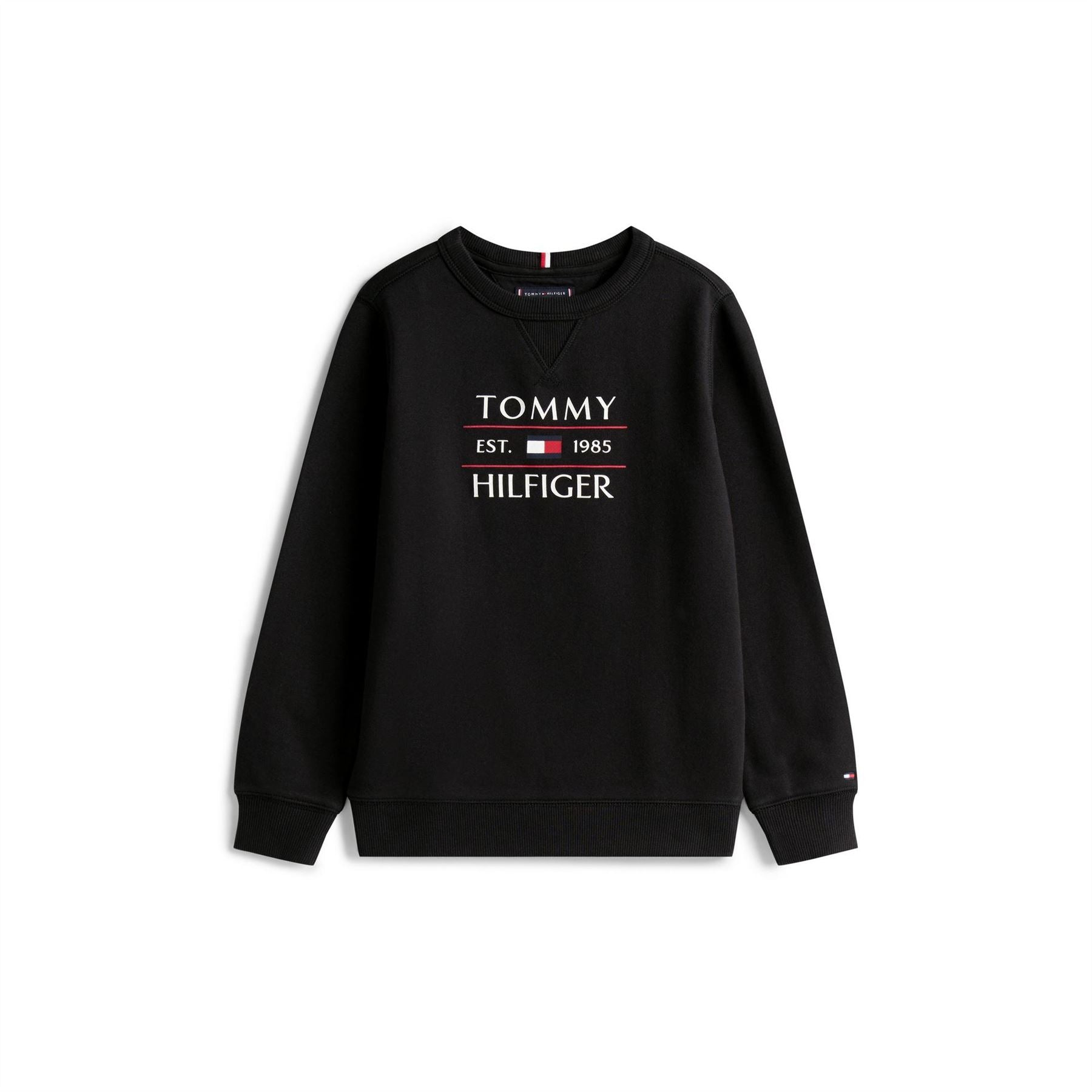 Tommy Hilfiger Flag Regular Fit Crew Neck Sweatshirt