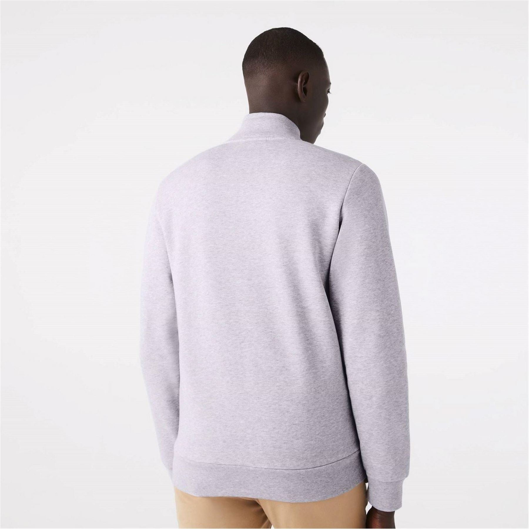 Lacoste Full Zip Funnel Sweatshirt