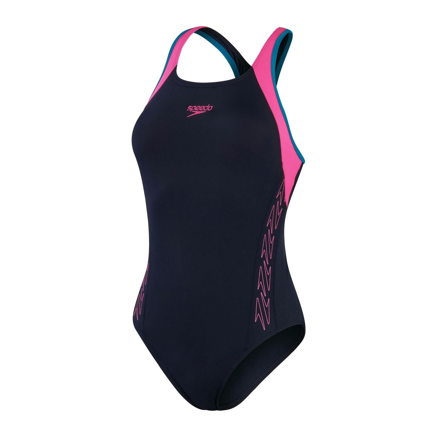 Speedo Abstract Patterned One Piece Swimsuit