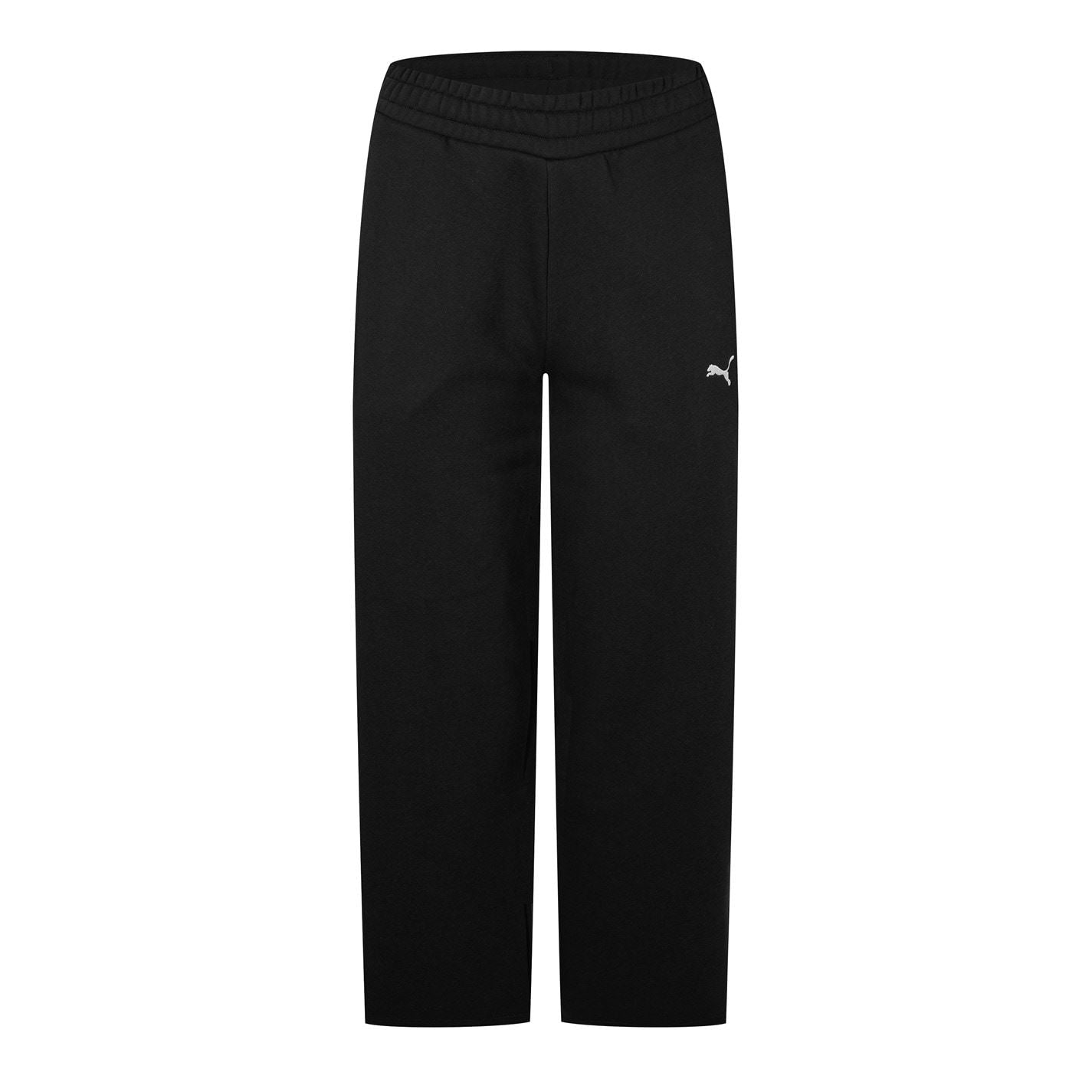 Puma Womens Single Cat Wide Leg Joggers