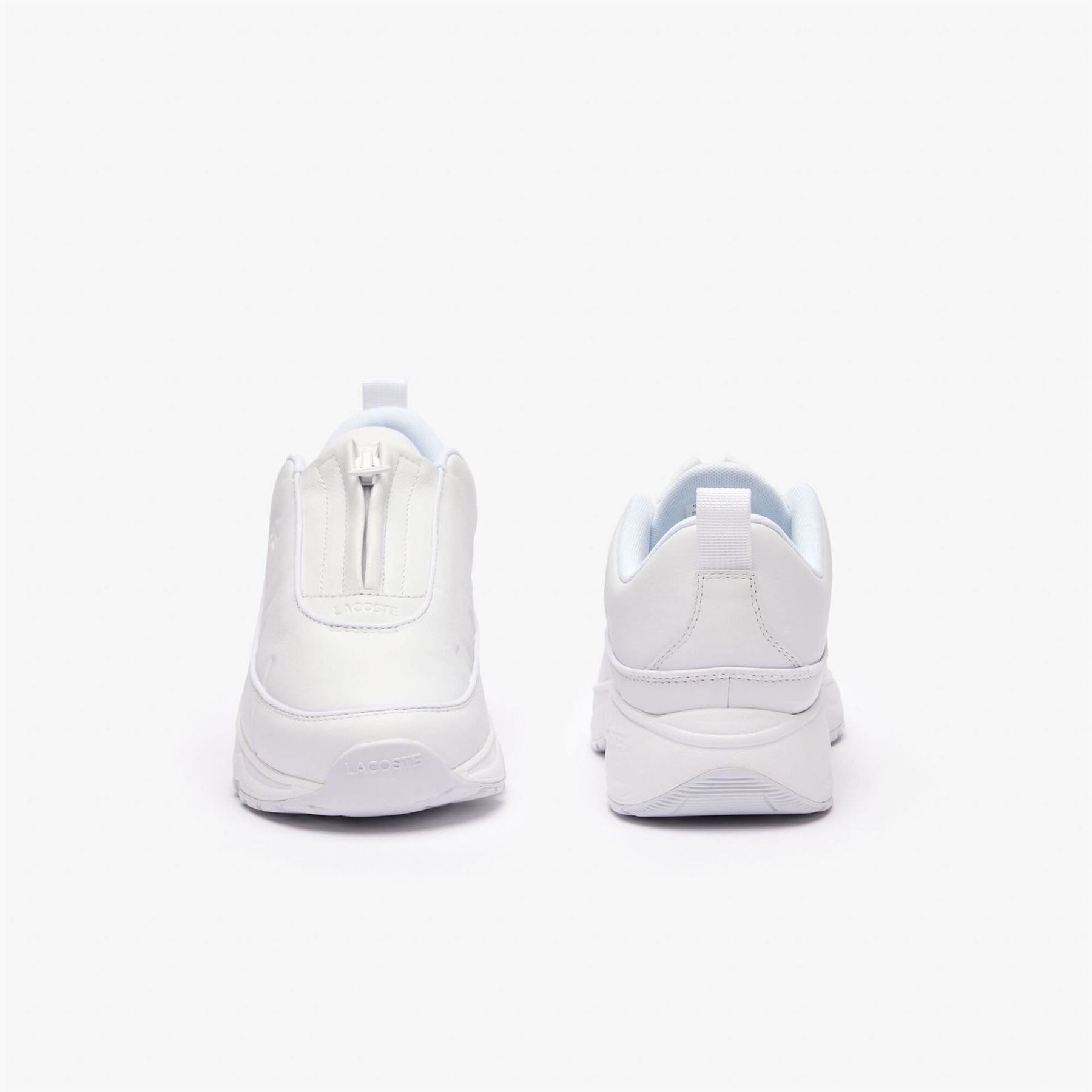 Lacoste Zip Og Leather Trainers