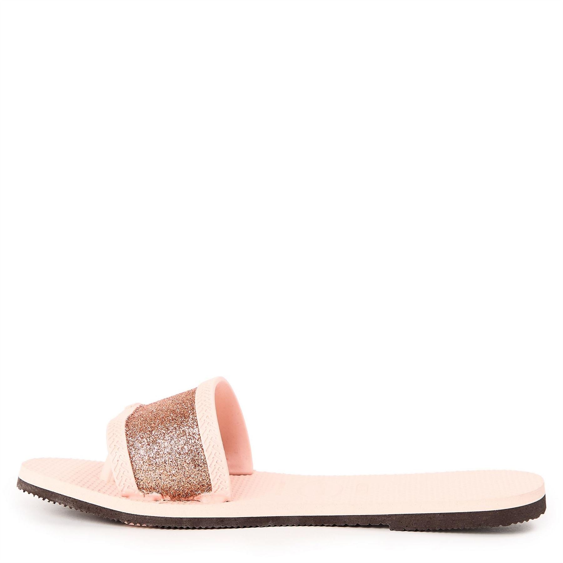 Havaianas Womens Hav. You Angra Glitter Ballet Rose Flip Flops
