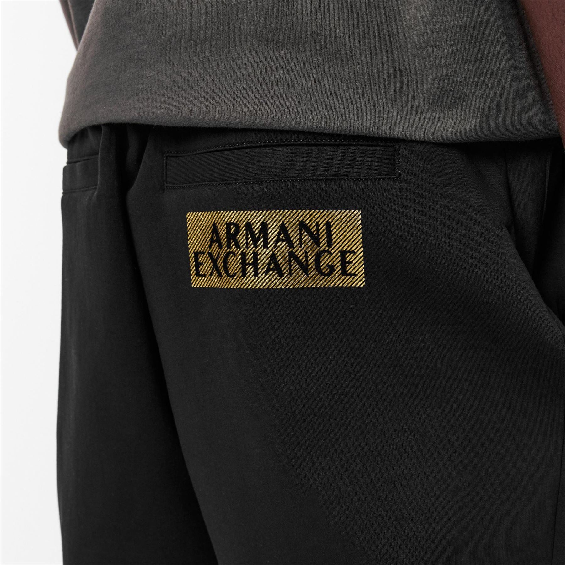 Armani Exchange Exchange Solid Patterned Slim Joggers