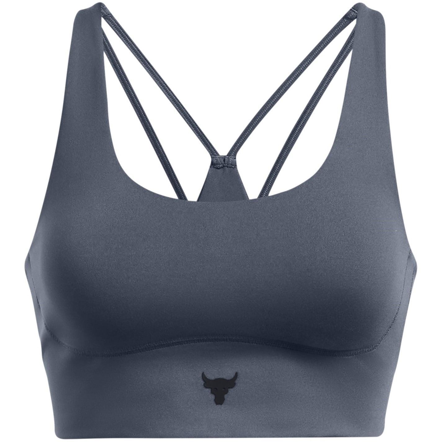Under Armour Womens Armour Pjt Rck Lg Grind Sportlette Medium Impact Sports Bra