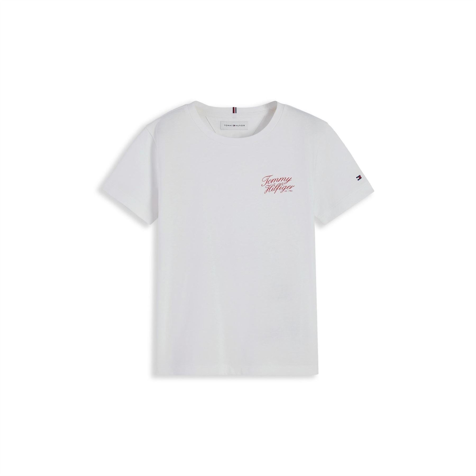 Tommy Hilfiger Ss Script Tee Jn64