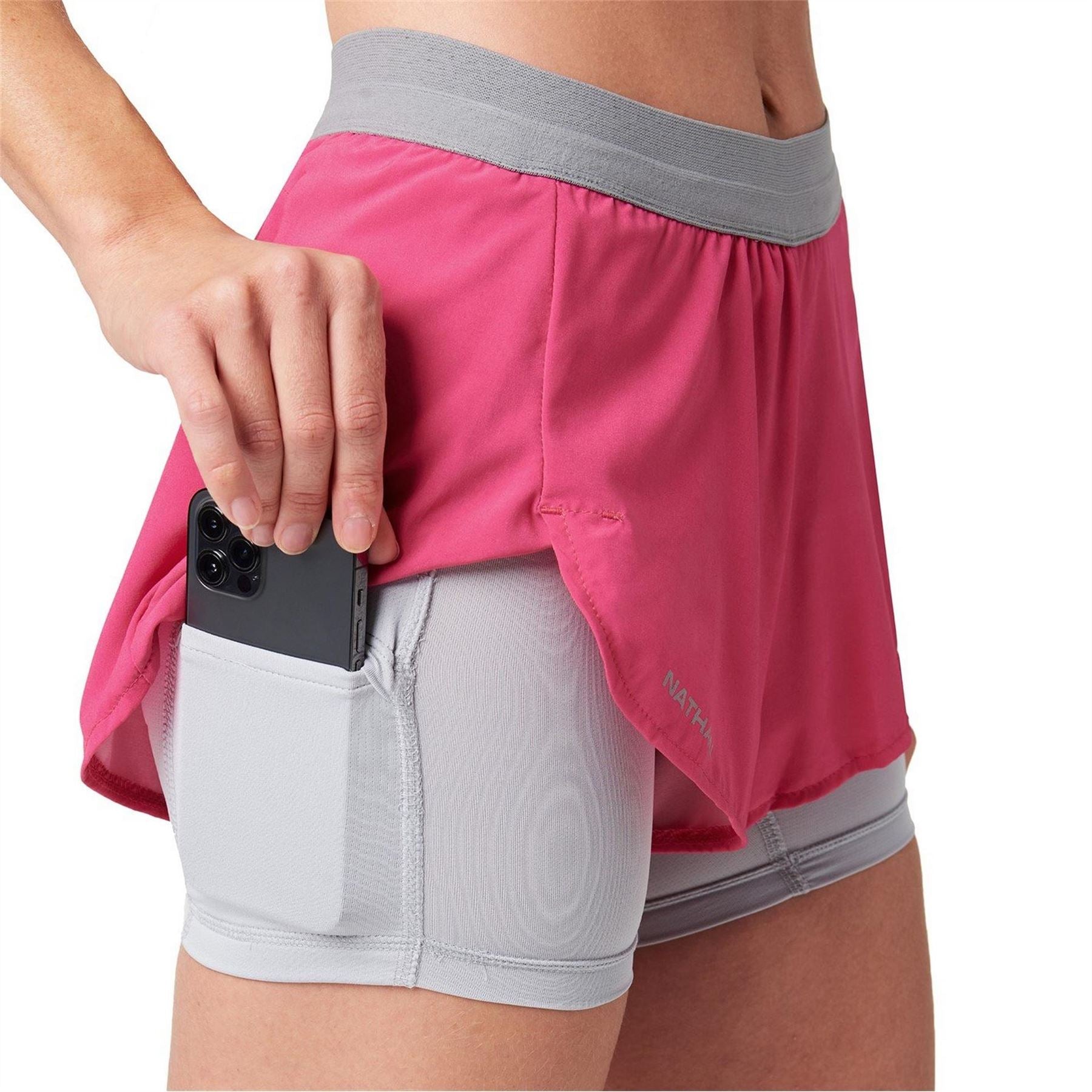 Nathan Front Runner 3.0 Bermuda Shorts with Elasticated Waistband
