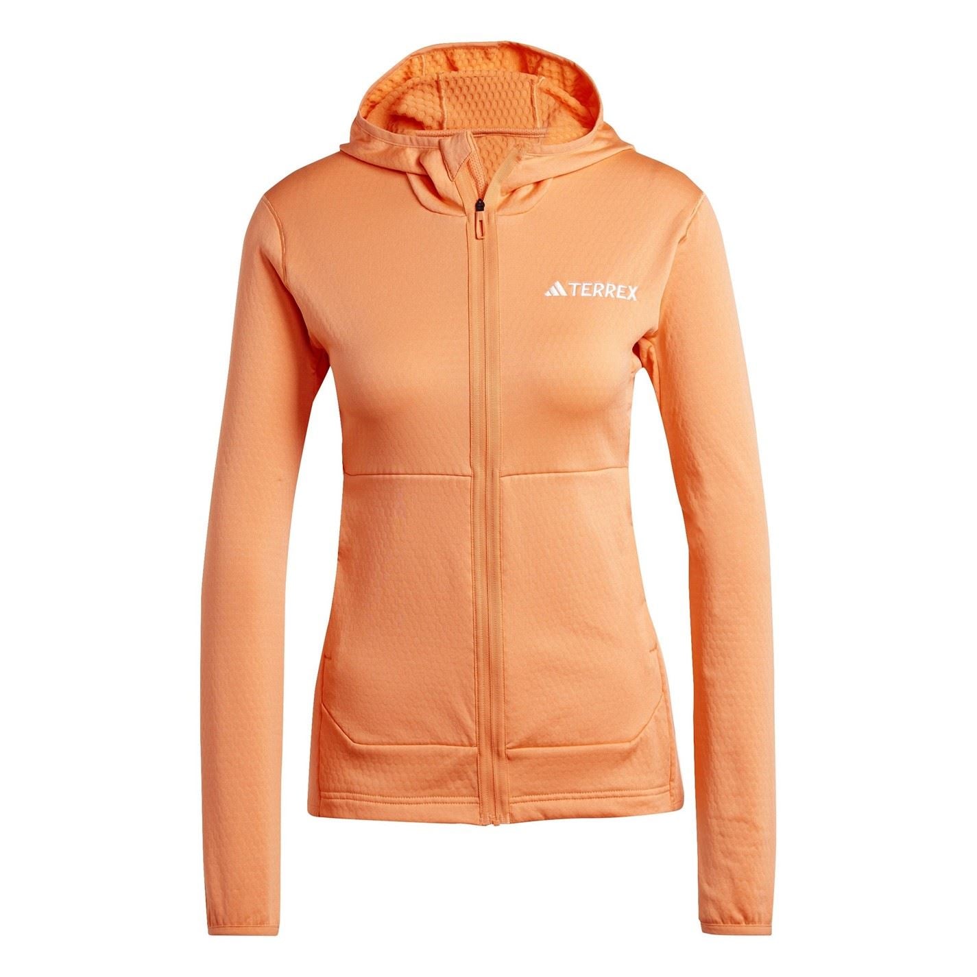 adidas Womens Terrex Xperior Light Fleece Hooded Jacket