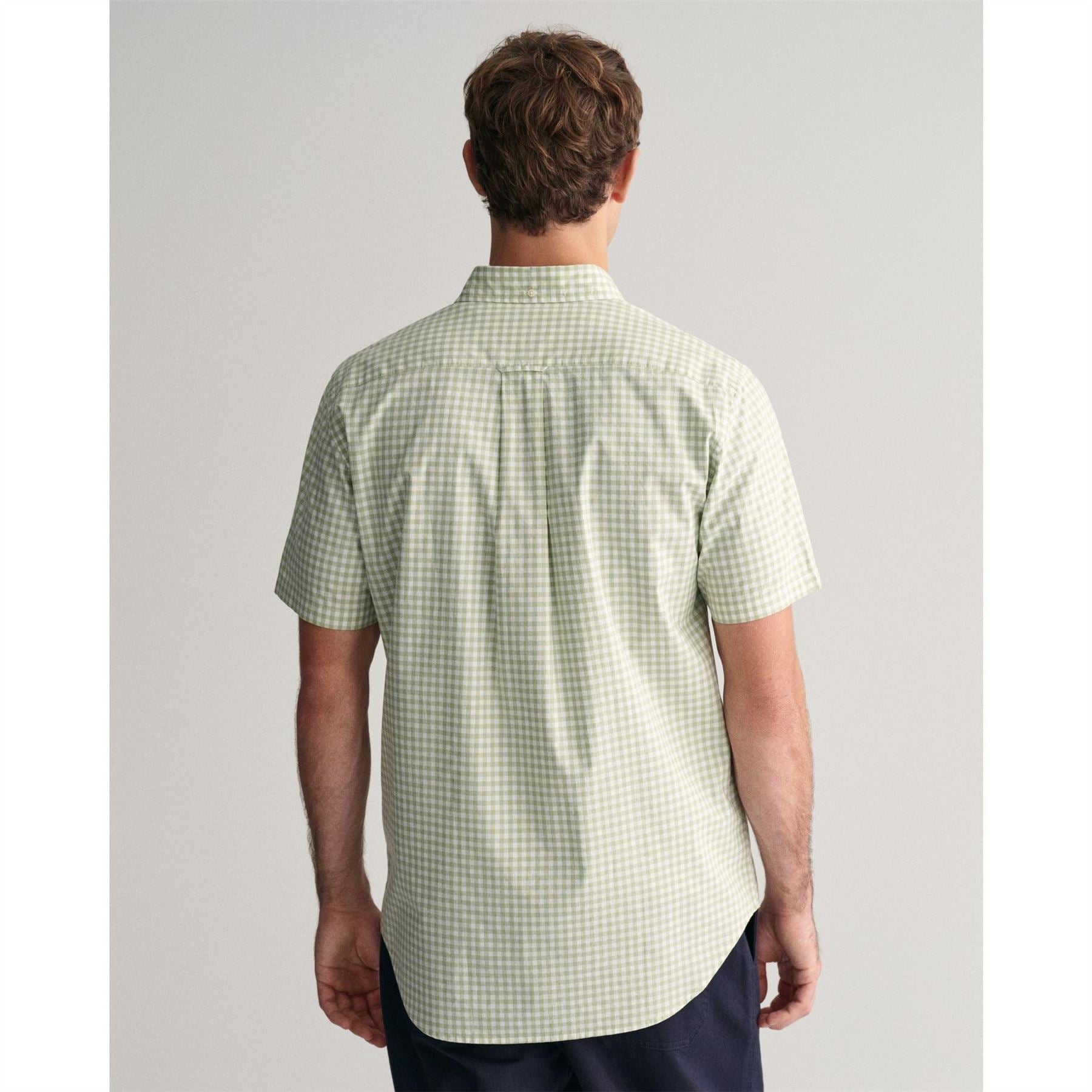 Gant Fit Classic Gingham Poplin Short Sleeve Shirt