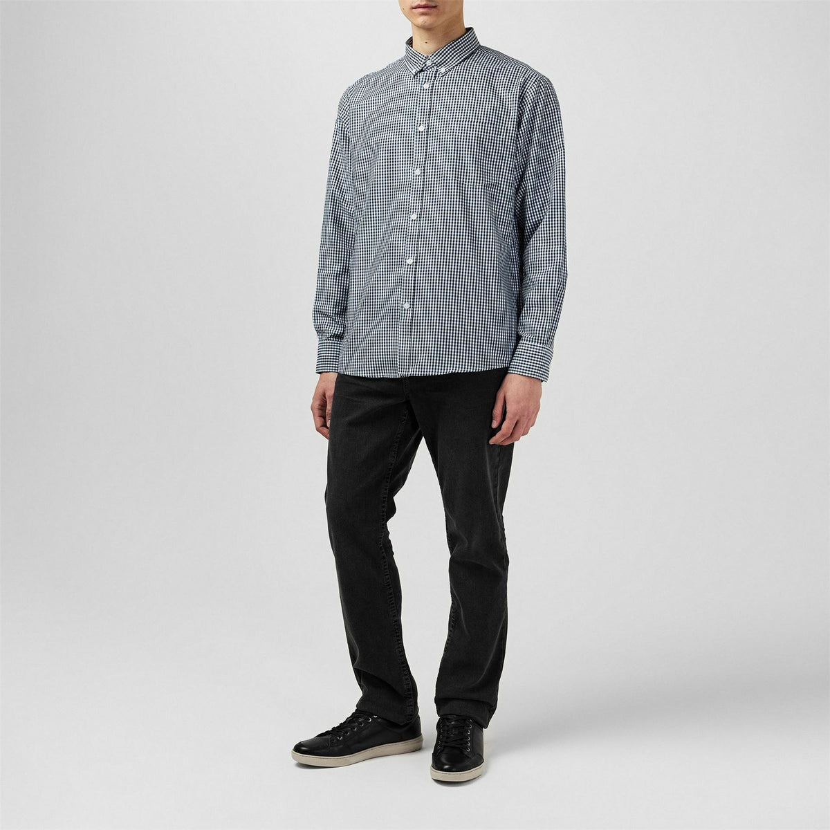 Fabric Mens Classic Poplin Long Sleeve Shirt