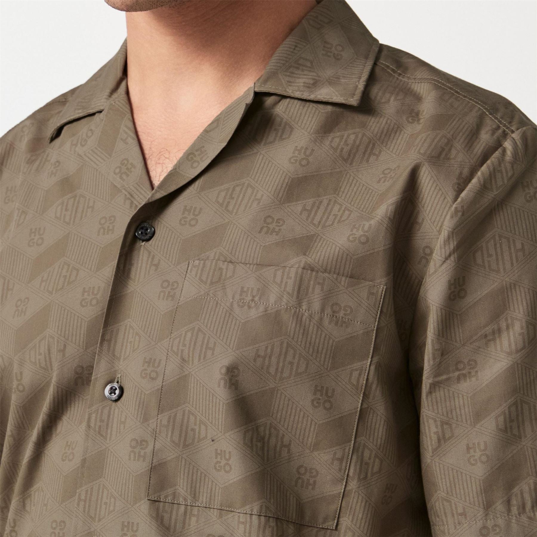 Hugo Short Sleeve Bowling Shirt
