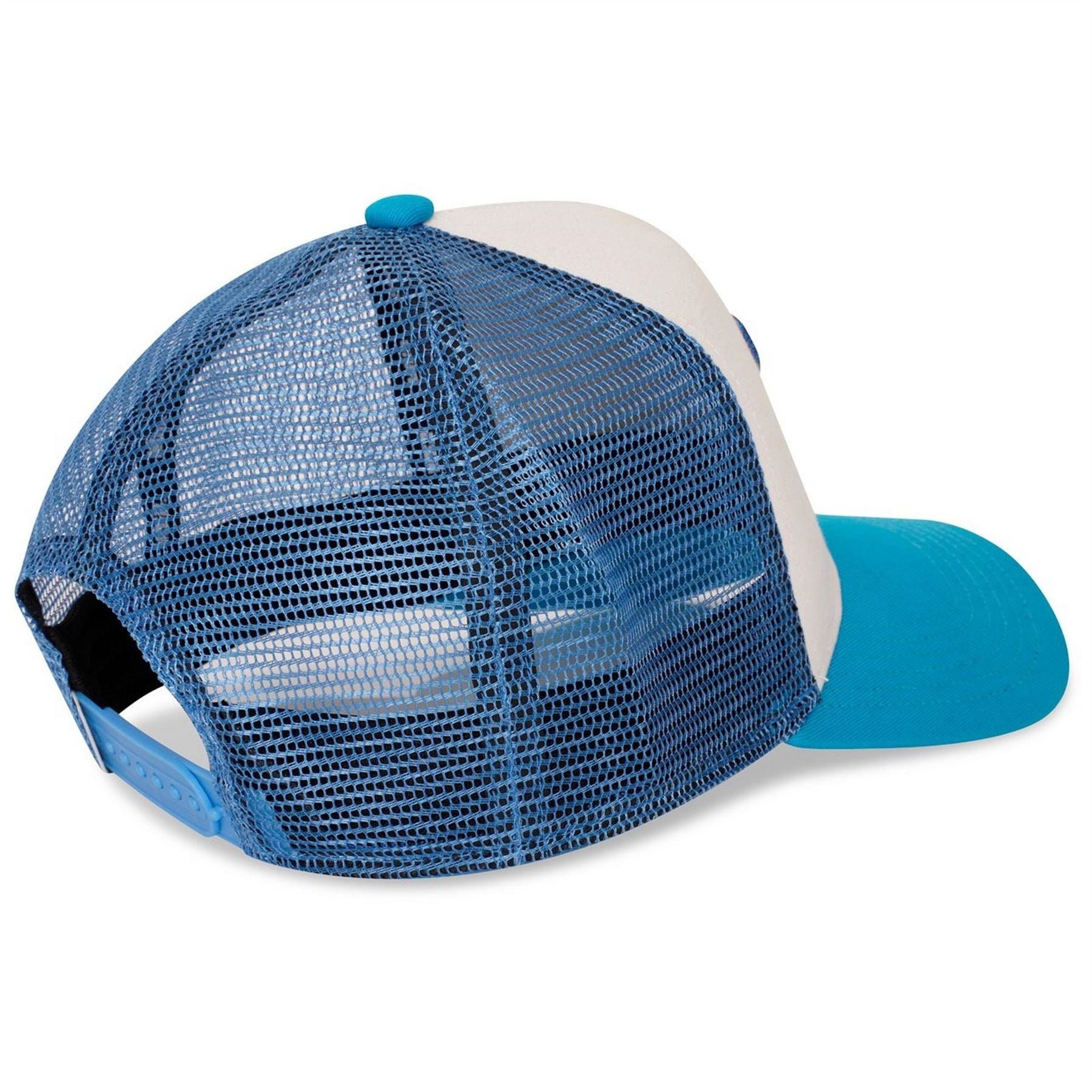 Societe Noir Color Block Mesh Base Ball Cap with Logo