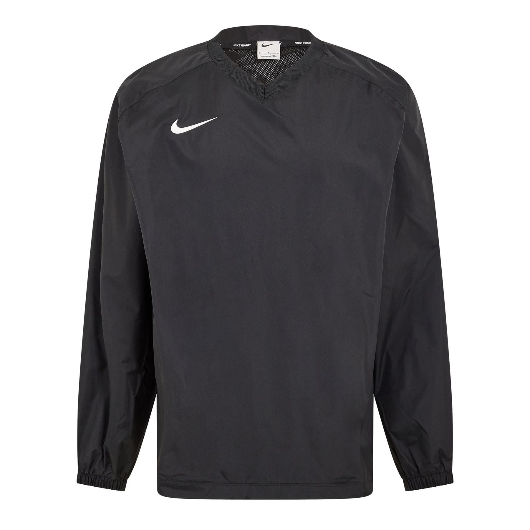 Nike V-Neck Raglan Sleeve Drill Athletic Top