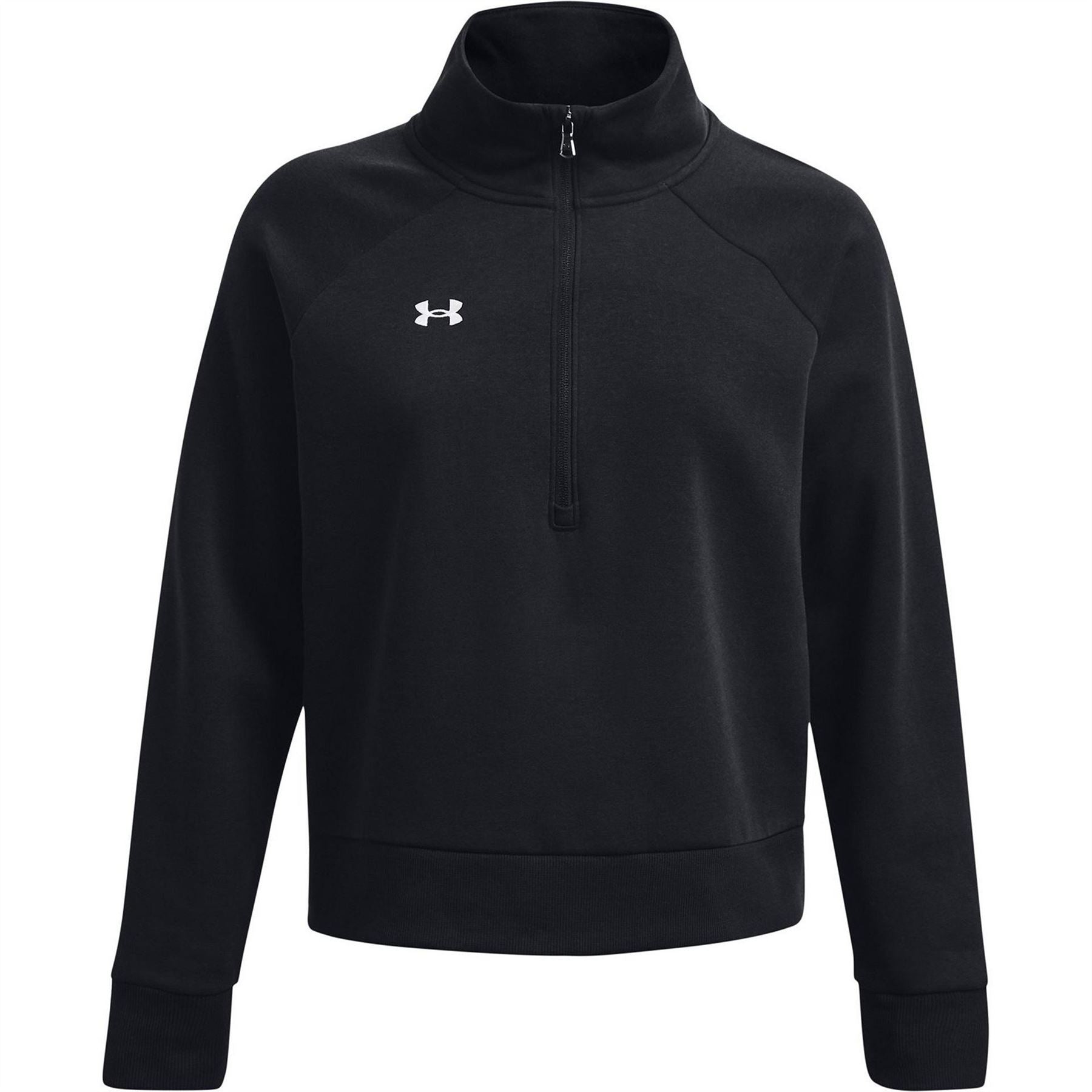 Under Armour UA Rival Zip Neck Raglan Sleeve Sweatshirt