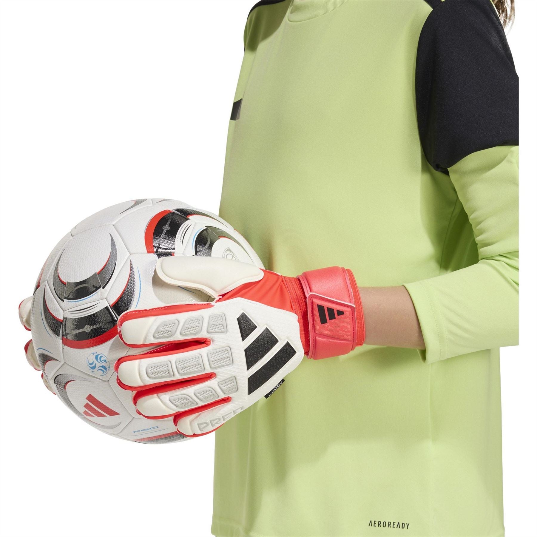 adidas Predator Match Fingersave Goalkeeper Gloves Juniors