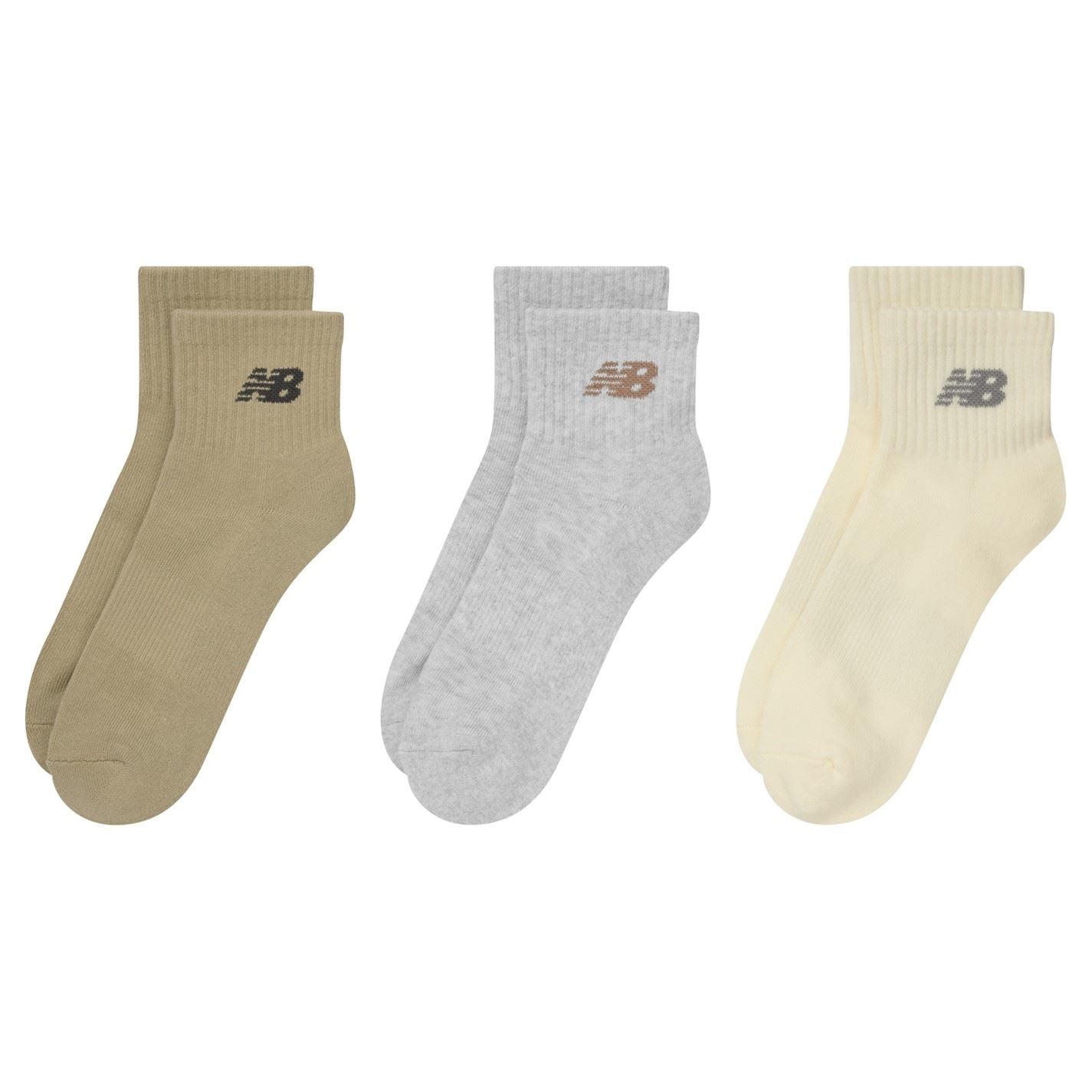 New Balance Everyday Ankle Socks 3 Pack Adults