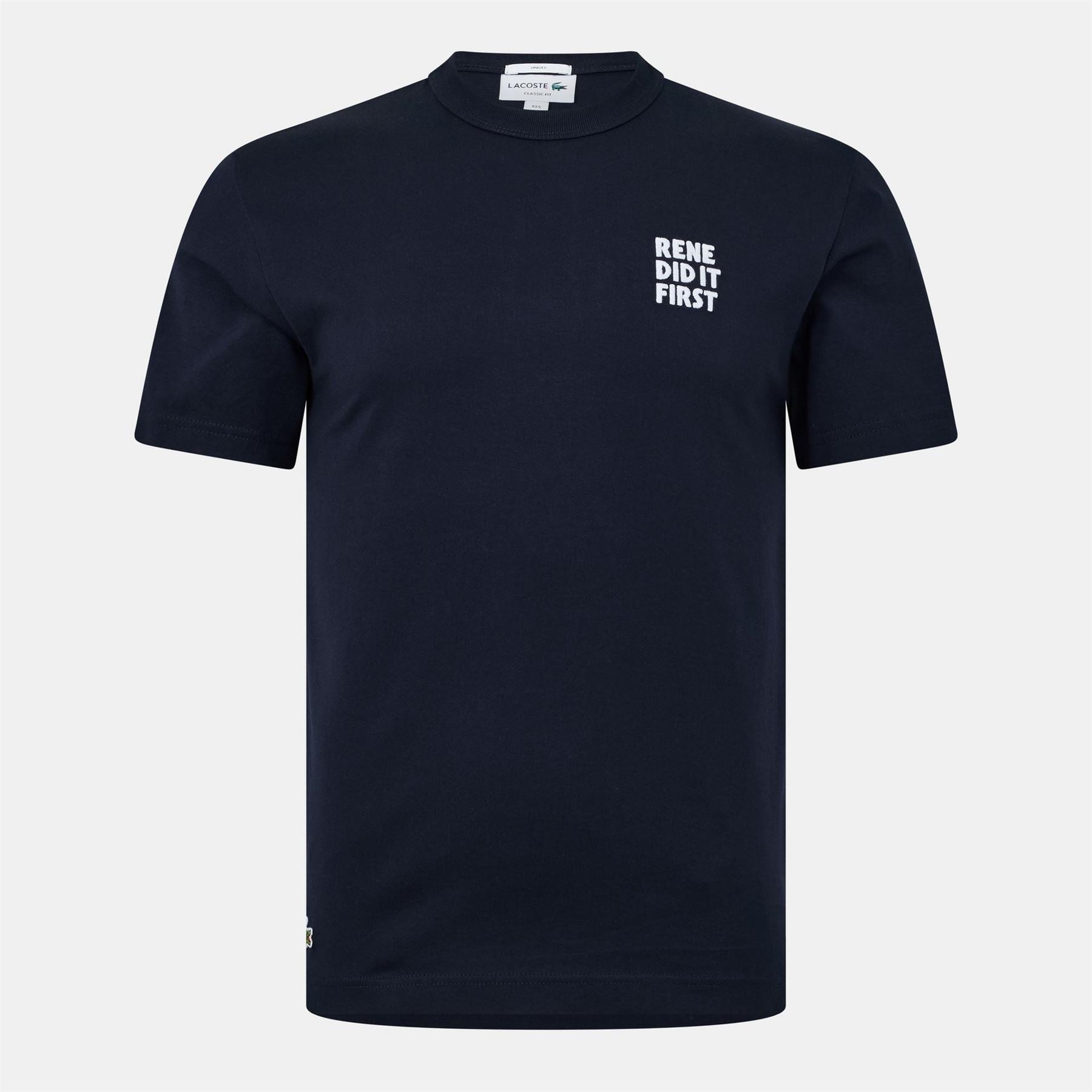 Lacoste Regular Fit Lettering Crew Neck T-Shirt