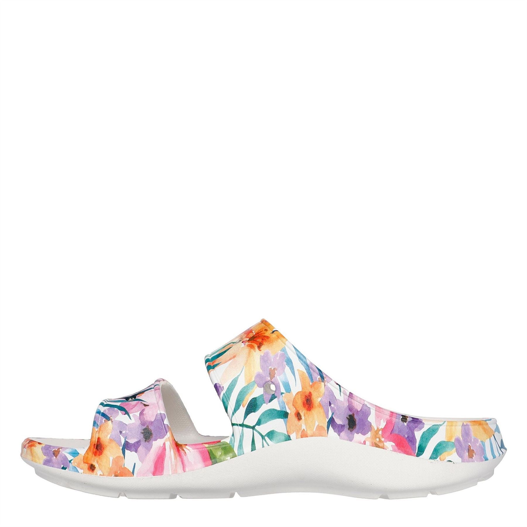 Skechers Archfitwave Closed Toe Leaf Print Shuv Sandals