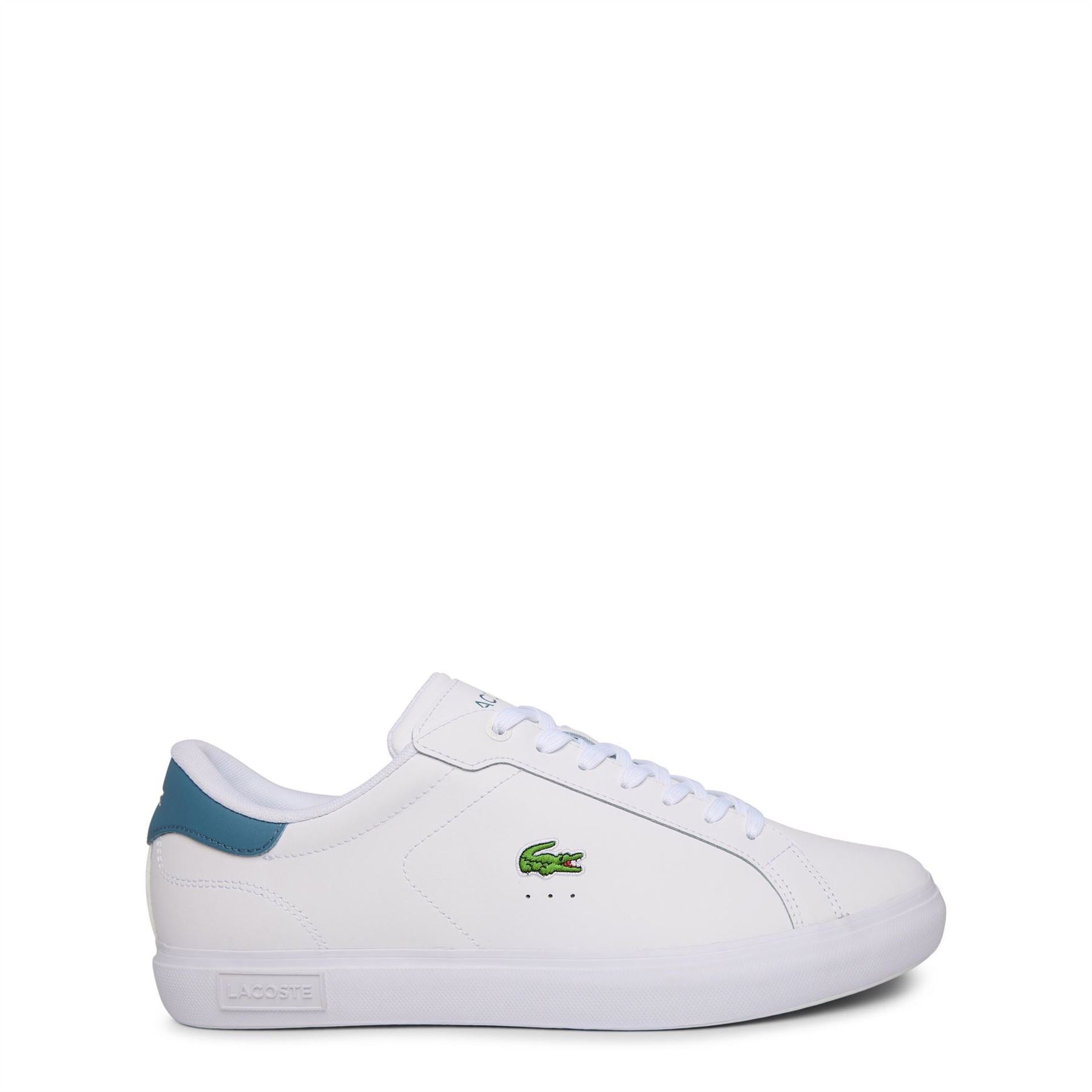 Lacoste Powercourt Low Top Crocodile Print Sneakers