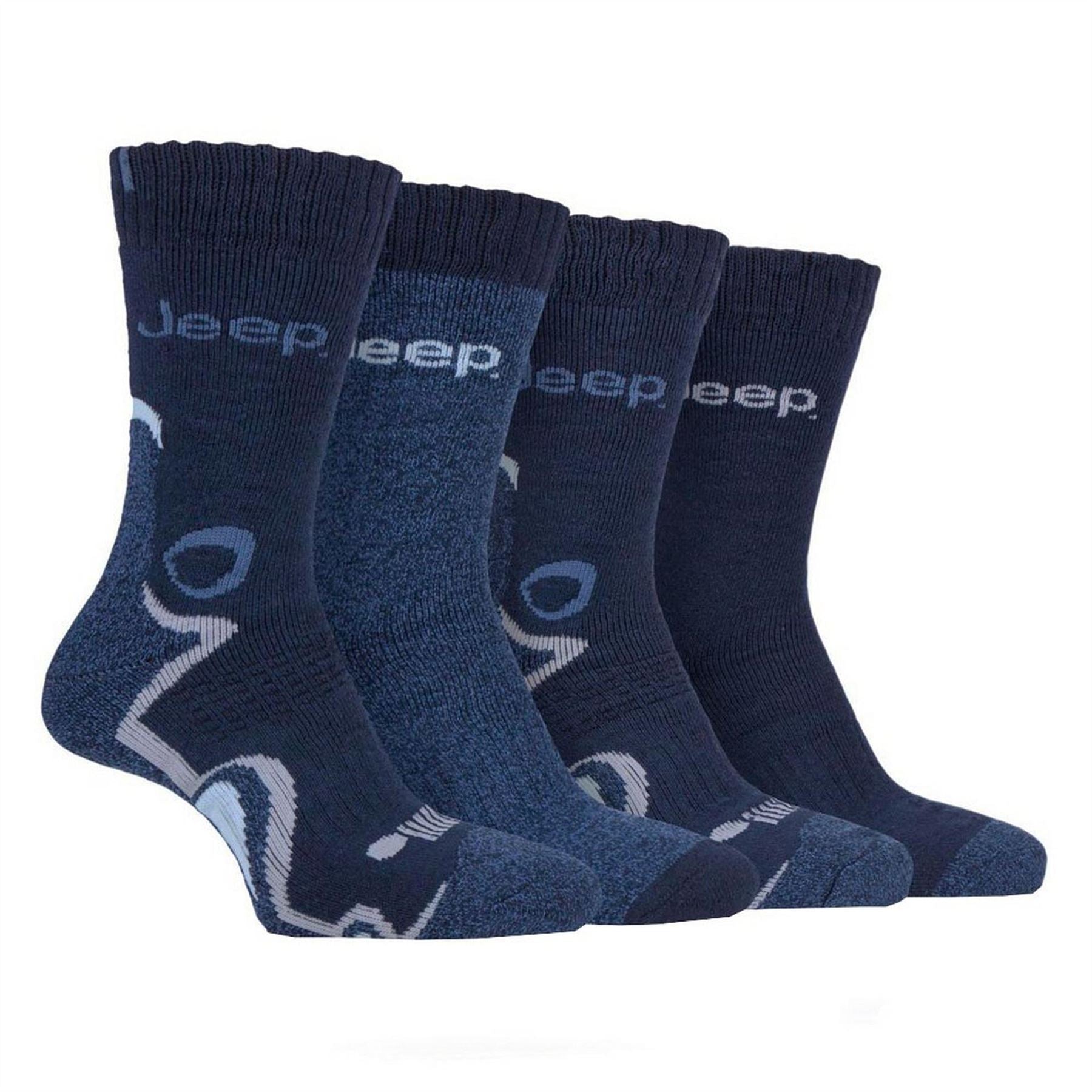 Jeep Mens 4 Pack Performance Boot Socks