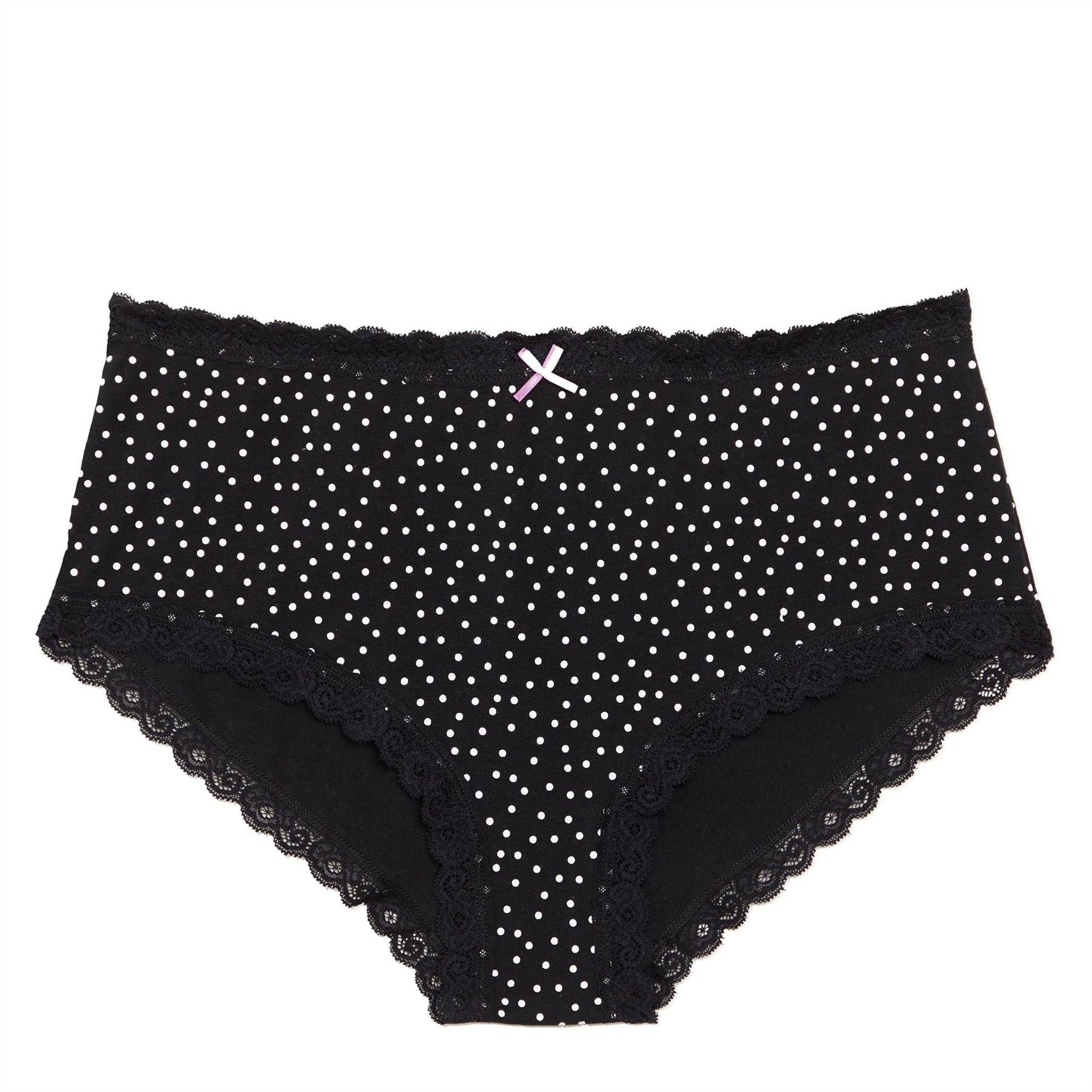 Be You 5 Pack Lace Detail Shortie Briefs