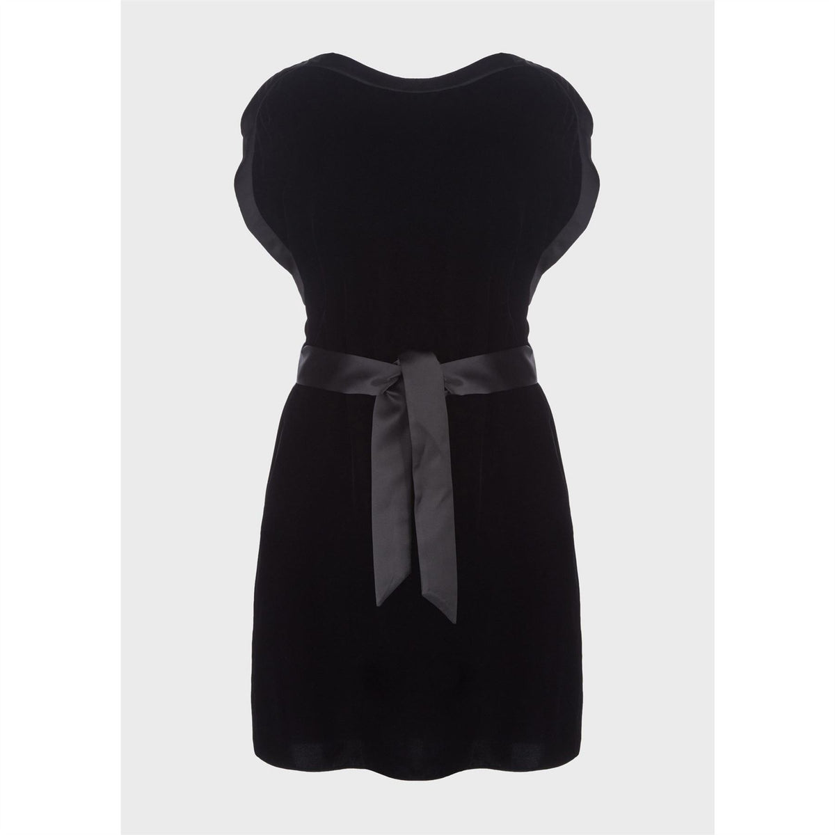 Emporio Armani Boat Neck Mini Bodycon Dress