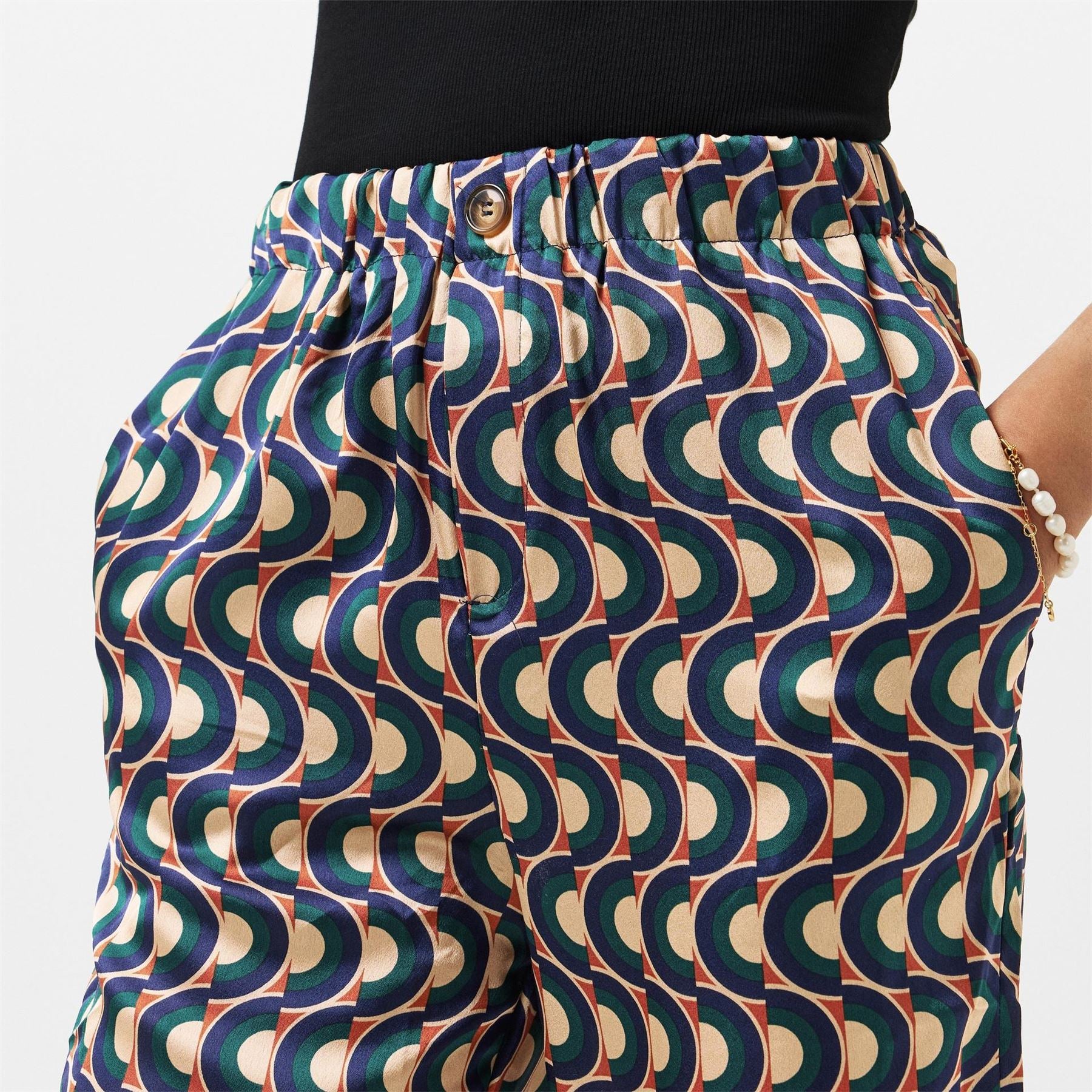 AX Paris Printed Trousers
